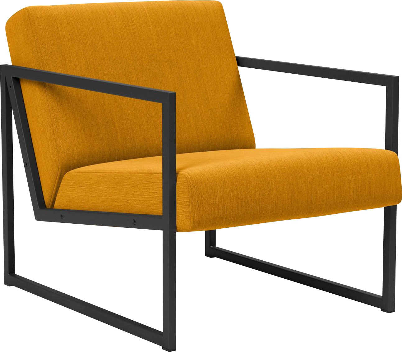 INNOVATION LIVING ™ Cocktailsessel »Vikko Designsessel, bequem, Industriedesign«, moderner Stuhl, Sitz und Rücken aus hochelastischem Schaum