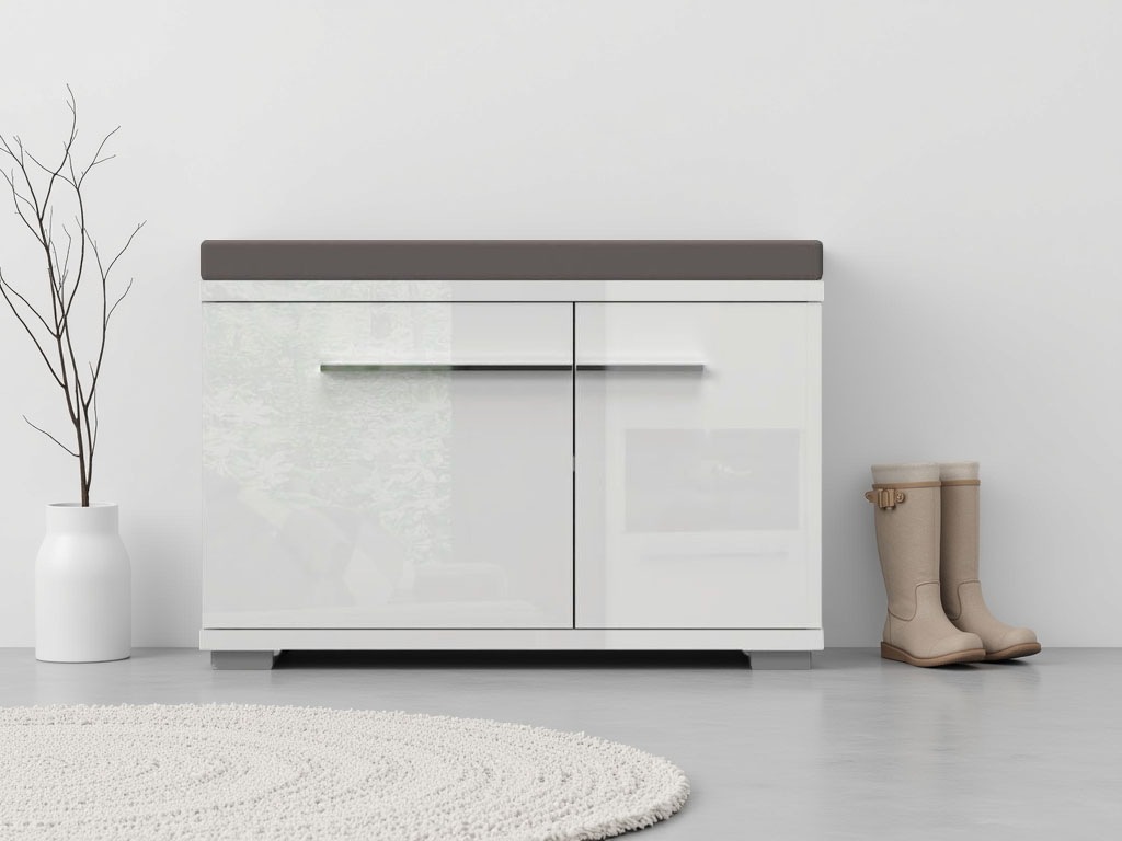 PLACES OF STYLE Schuhbank »Piano Sitzbank inkl. Polsterkissen, Breite 76 cm günstig online kaufen