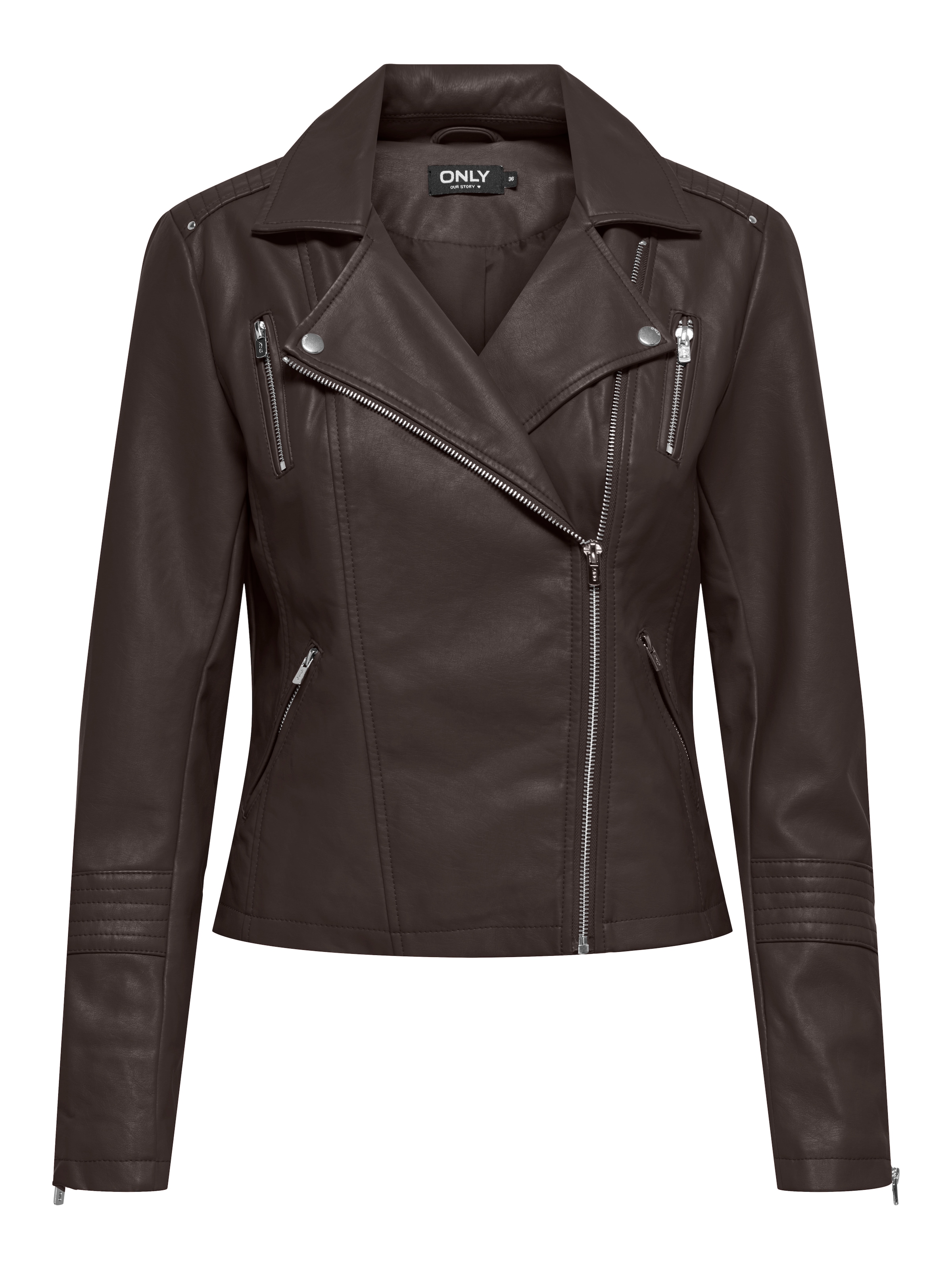 ONLY Lederimitatjacke »ONLGEMMA FAUX LEATHER BIKER OTW NOOS« im Biker-Style