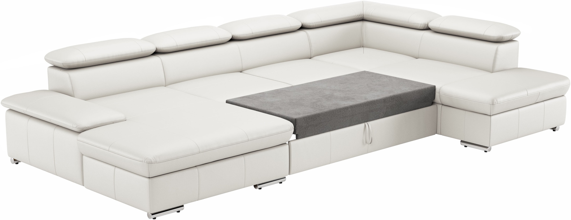 sit&more Wohnlandschaft »Valantine U-Form«, inkl. Kopf- und Armteilverstellung, wahlweise mit Bettfunktion