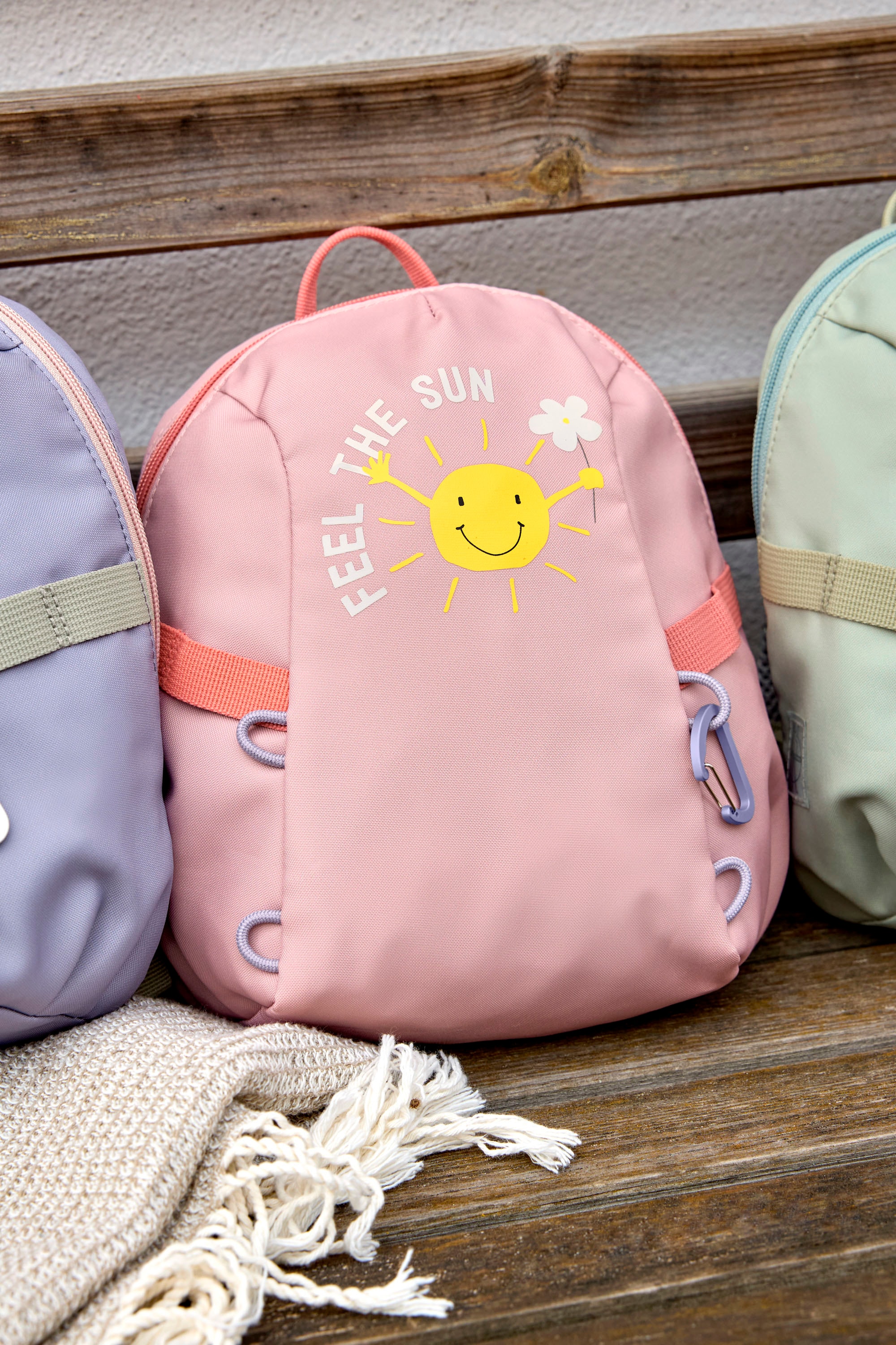 LÄSSIG Kinderrucksack »Tiny Backpack Outdoor Sunshine peach«
