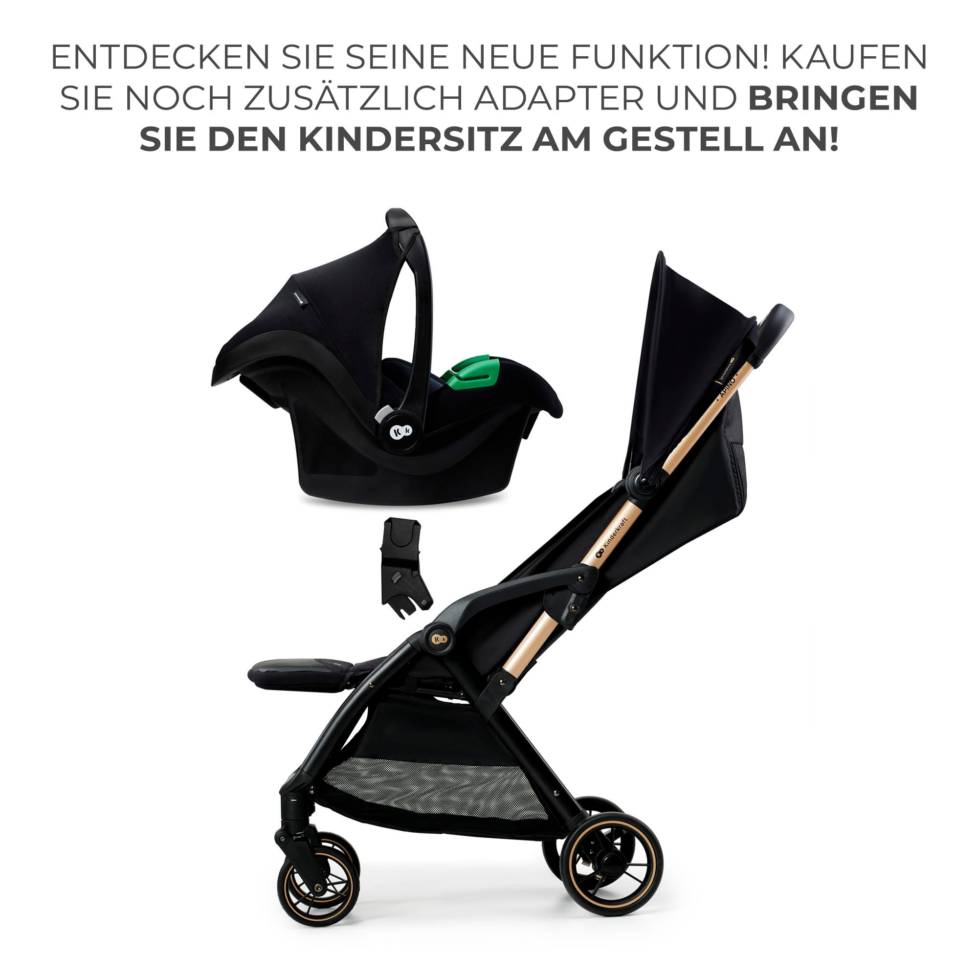 Kinderkraft Kinder-Buggy »APINO«, 22 kg