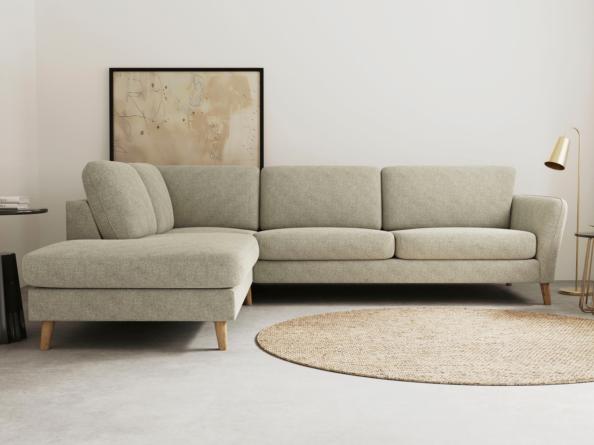 Home affaire Ecksofa »MARSEILLE 278/202 cm, L-Form, Ottom. rechts/links, ve günstig online kaufen