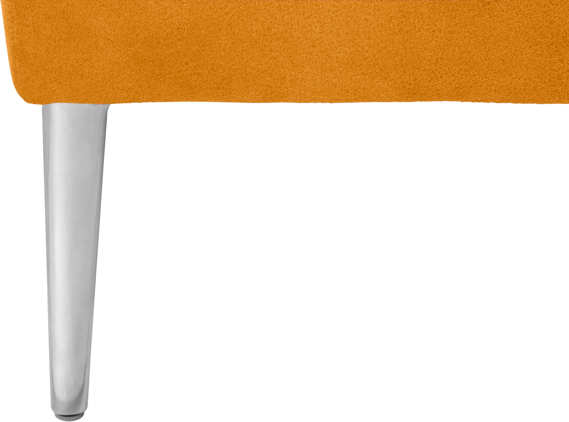 W.SCHILLIG Hocker »enjoy&MORE«, Füße Chrom glänzend, Breite 106 cm