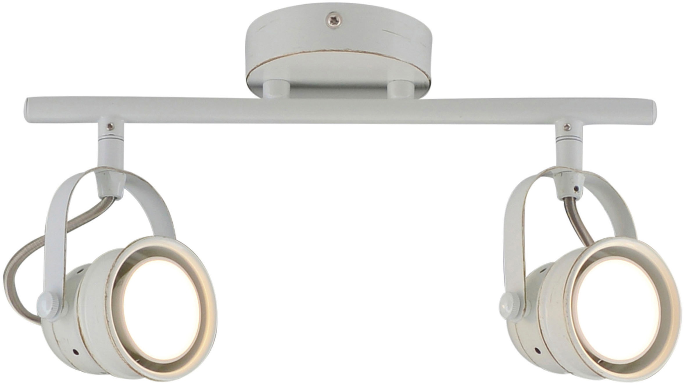 näve LED Deckenspots »Shabspo«, 2 flammig, Leuchtmittel GU10   Leuchtmittel günstig online kaufen