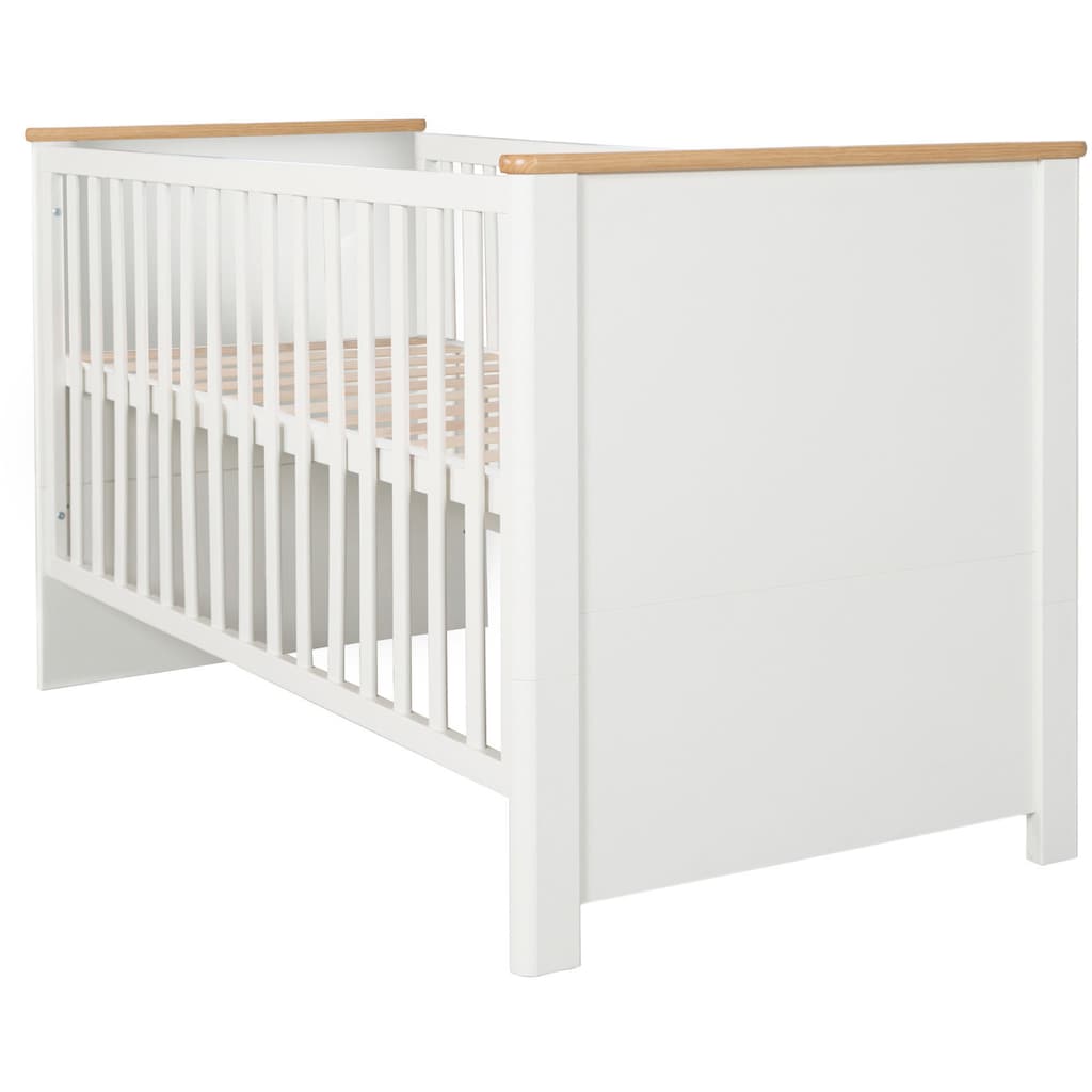 roba® Babyzimmer-Komplettset »Ava«, (Set, 3 St., Kinderbett, Wickelkommode, Kleiderschrank)