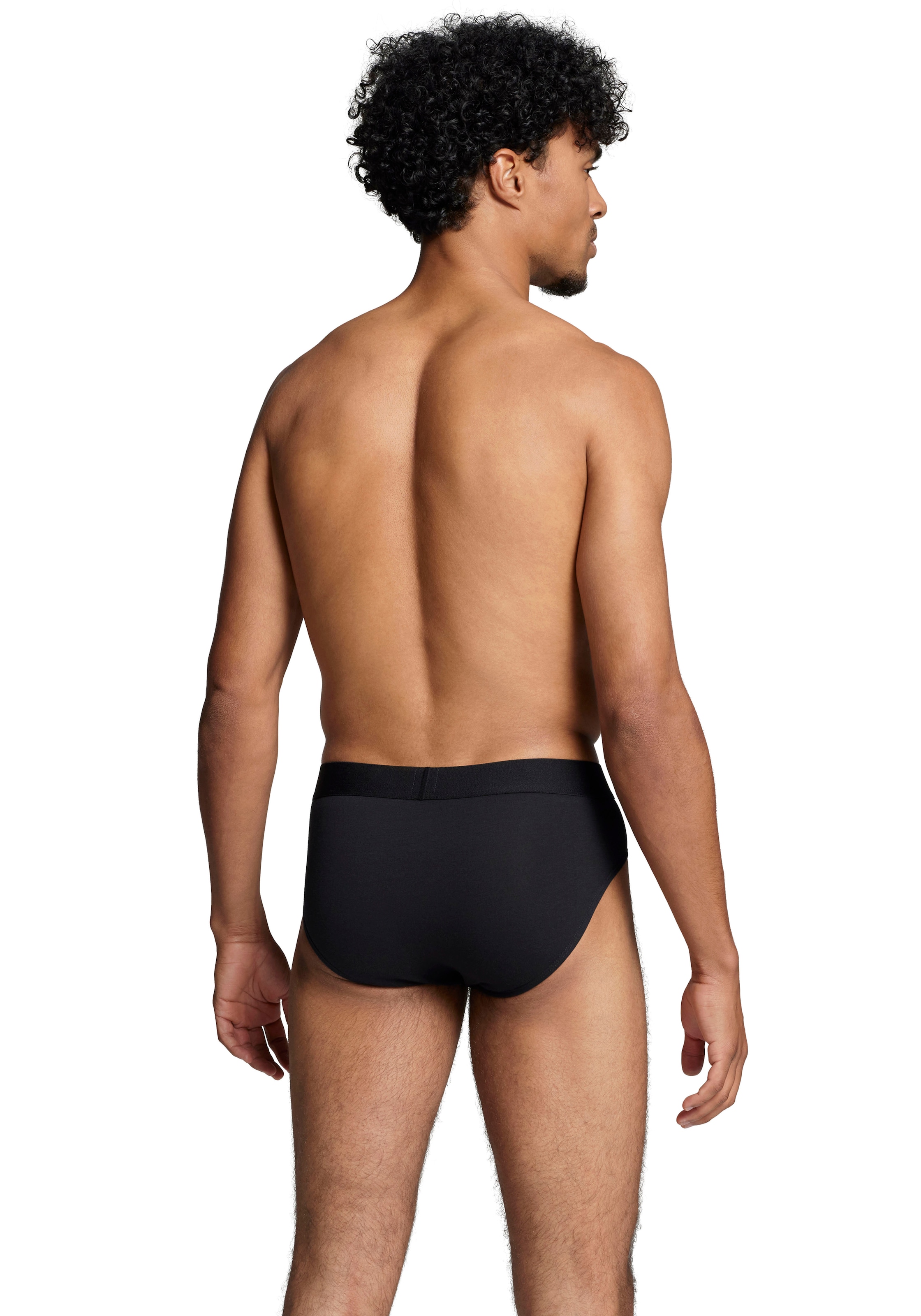 Levi's® Slip »LEVIS MEN SOLID BASIC BRIEF ORG CO 2P«, (2er Pack), mit kontrastreichem Logobund, ohne Eingriff