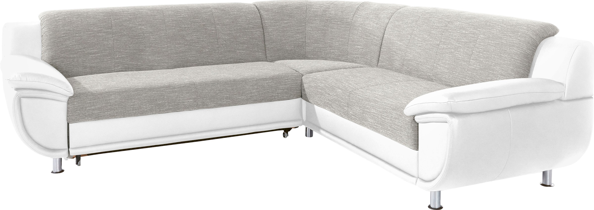 TRENDMANUFAKTUR Ecksofa "Rondo 3, zeitlos und modern, im Materialmix, L-For günstig online kaufen