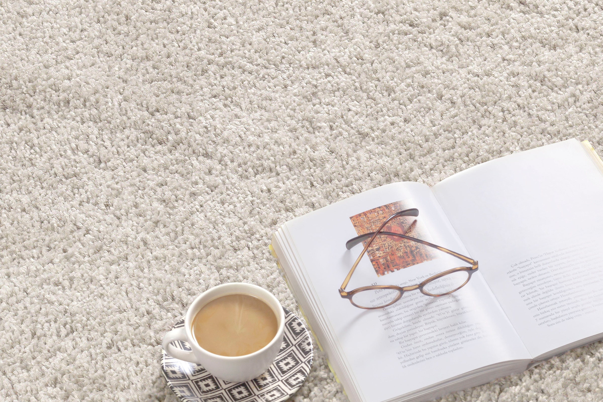 merinos Hochflor-Teppich »Clara Shaggy 2022«, rechteckig, 30 mm Höhe, Shaggy, Langflor, uni, Wohnzimmer