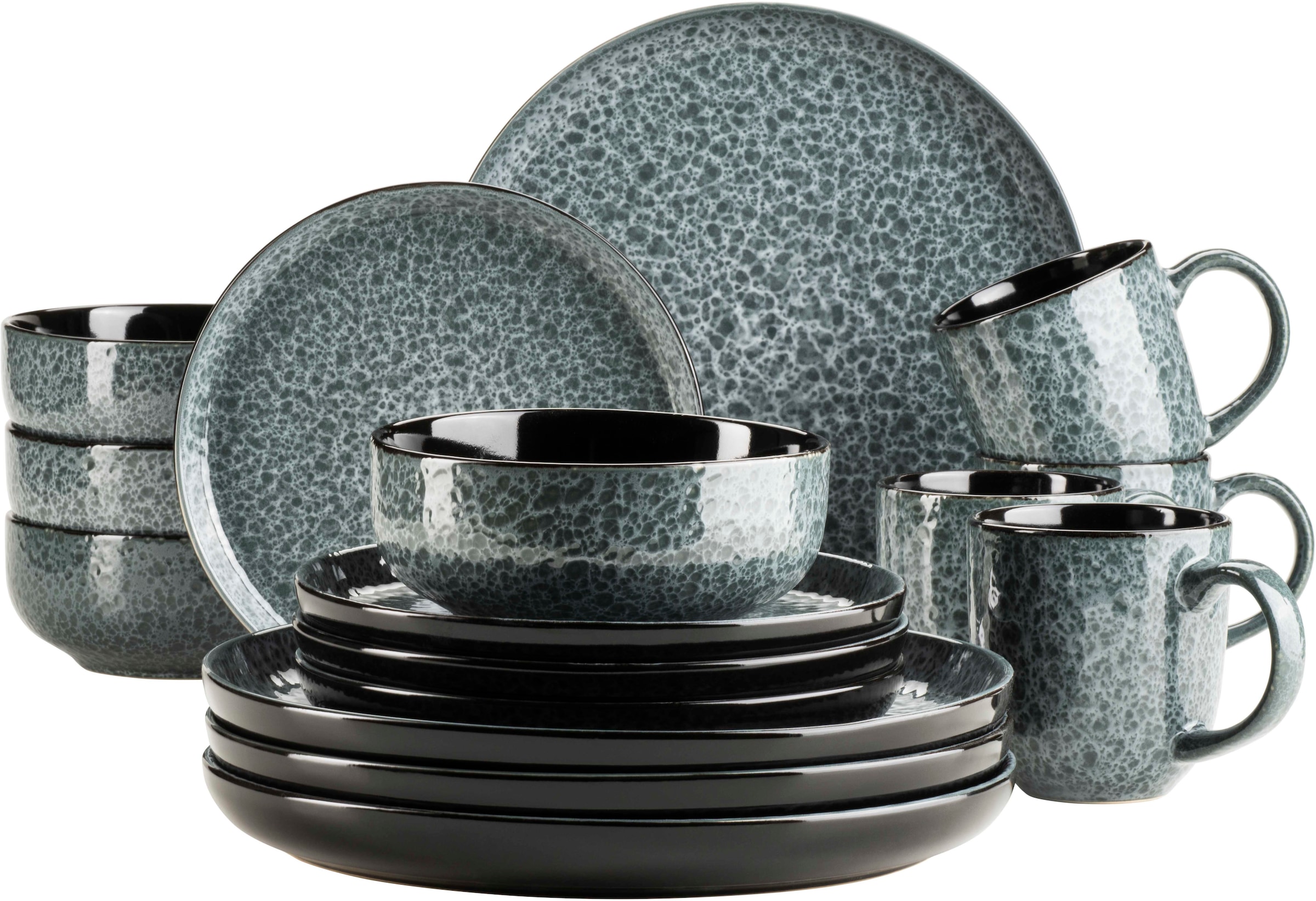 MÄSER Kombiservice »FILIPPA, Kombiservice, Steinzeug« Geschirr-Set, Service günstig online kaufen