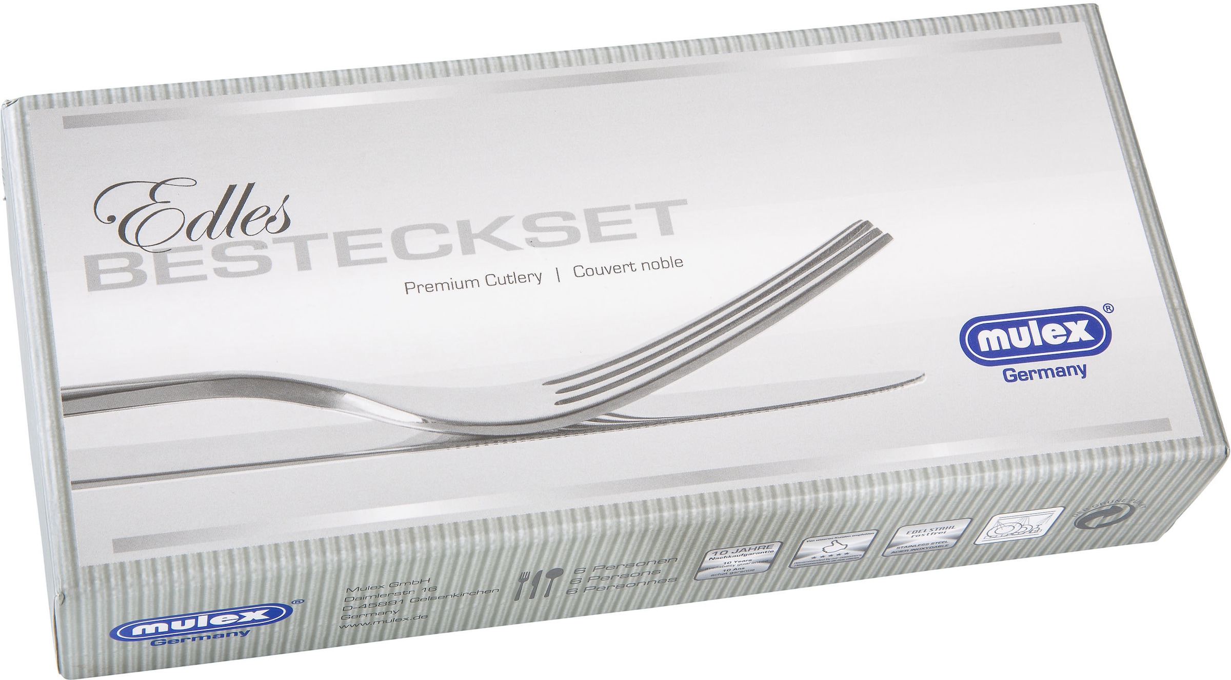 Mulex Besteck-Set »Boston«, (Set, 60 tlg.), mattiert