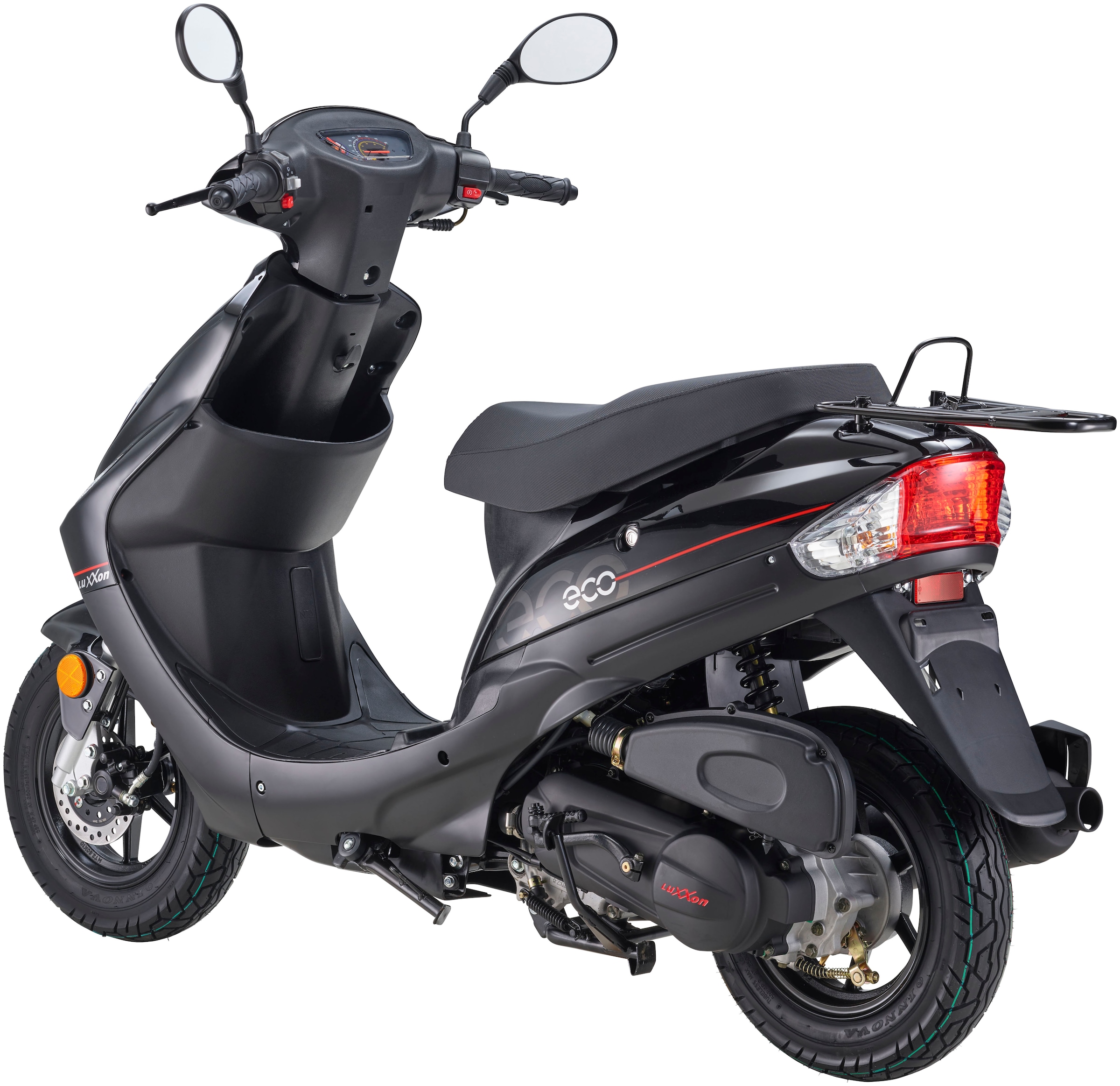 Luxxon Motorroller »ECO (45km/h), 50 ccm, City-Roller, EFI« 50 cm³ 45 km/h Euro 5 2,99 Staufach, Roller, Scooter, Benzin,  Euro 5, Kraftstoffeinspritzung (EFI), Lenkerschloss, Cityroller, 3 PS