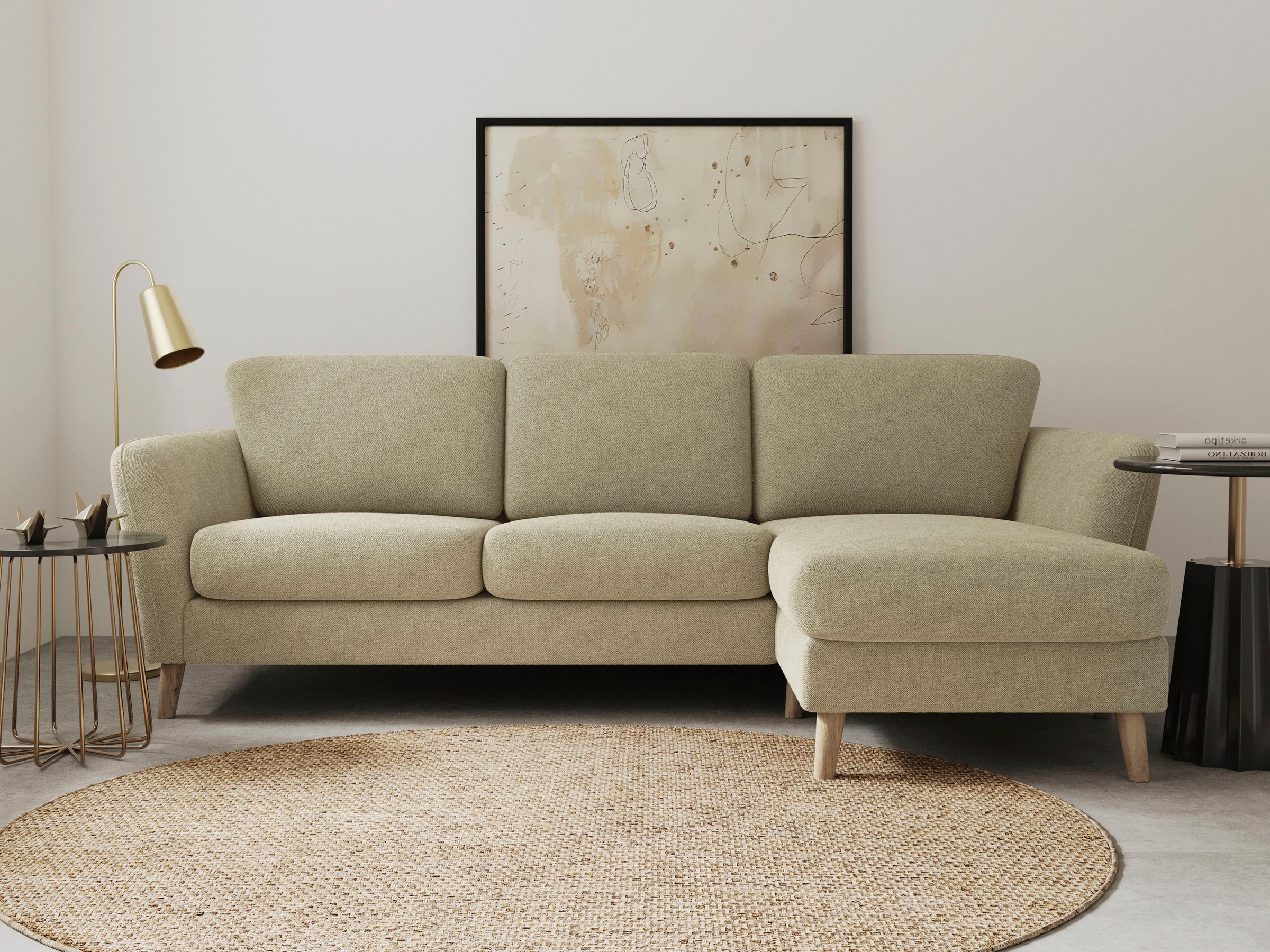 Home affaire Ecksofa »MARSEILLE (242/152cm),L-Form, Rec. rechts/links« Mass günstig online kaufen