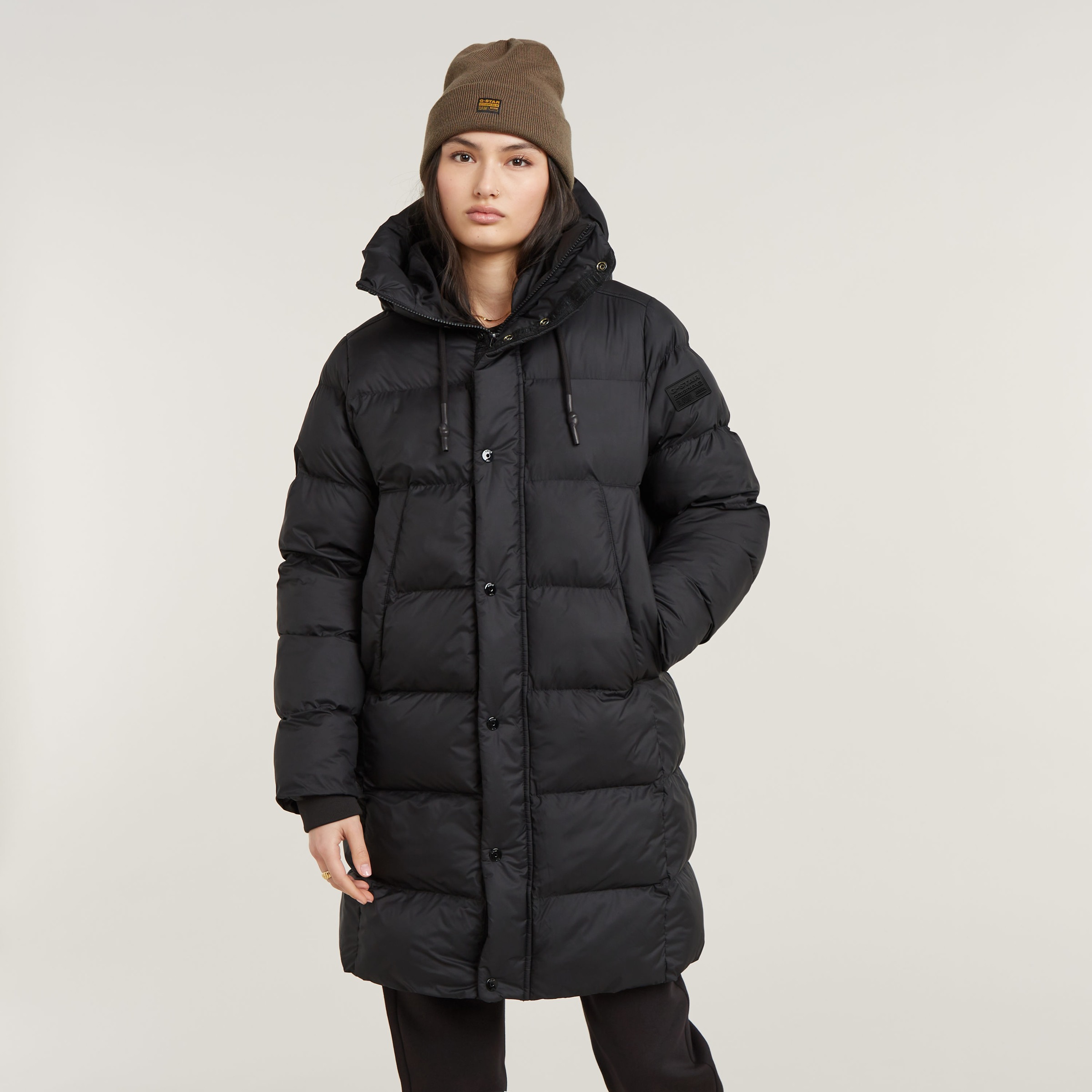 G-STAR Parka »Whistler Parka Puffer wmn« mit Kapuze dk black S S Parka von G-STAR