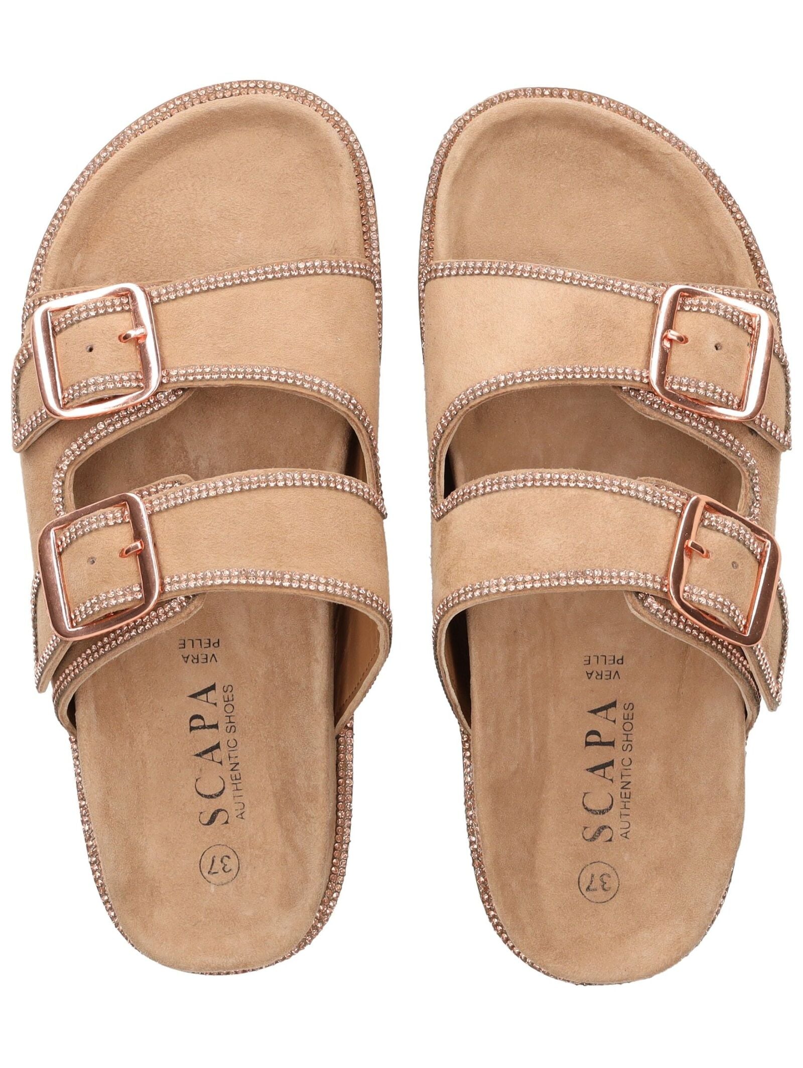 Scapa Pantolette »scapa Pantoletten Leder/Textil«