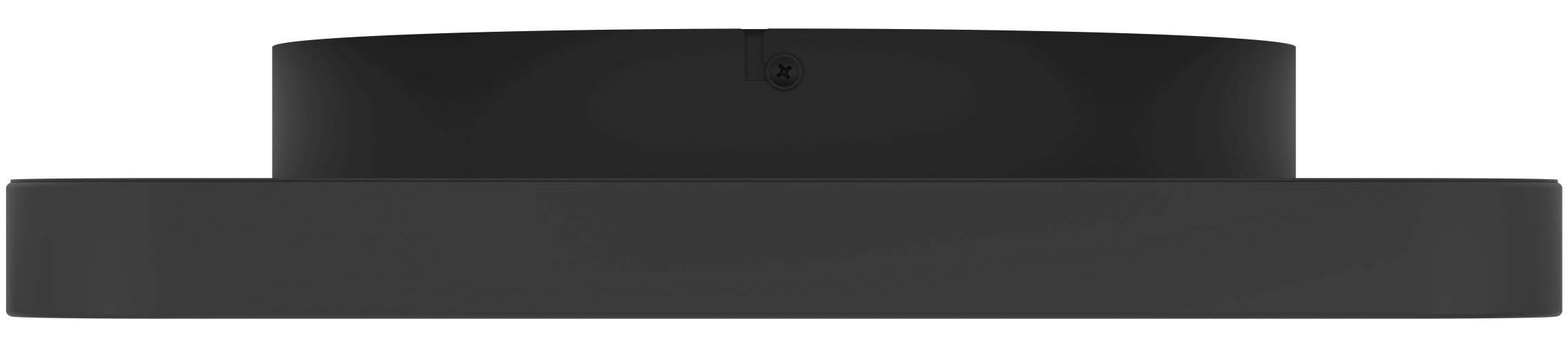 EGLO Deckenleuchte »Loretello Deckenlampe, Wohnzimmerlampe, Metall und Kunststoff, Lampe« LED-Modul 1 Stk. Kaltweiß | Neutralweiß | Warmweiß Wand-/Deckenleuchte - L35 x B35 x H7,5 cm - schwarz - 12W inkl.