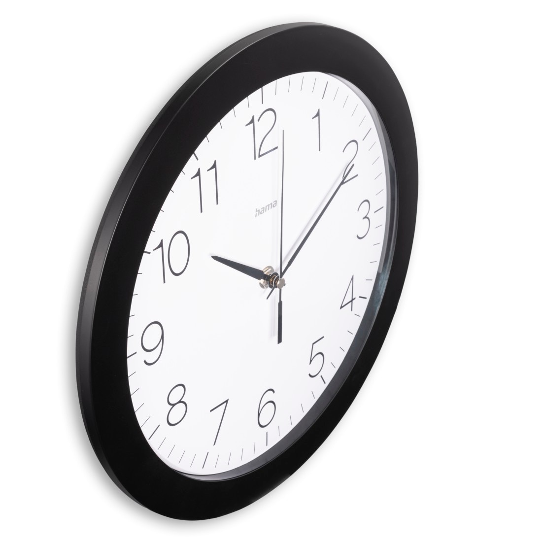 Hama Funkwanduhr »DCF-Funkwanduhr "Teneriffa", Ø 30 cm«, automatische Zeitanpassung