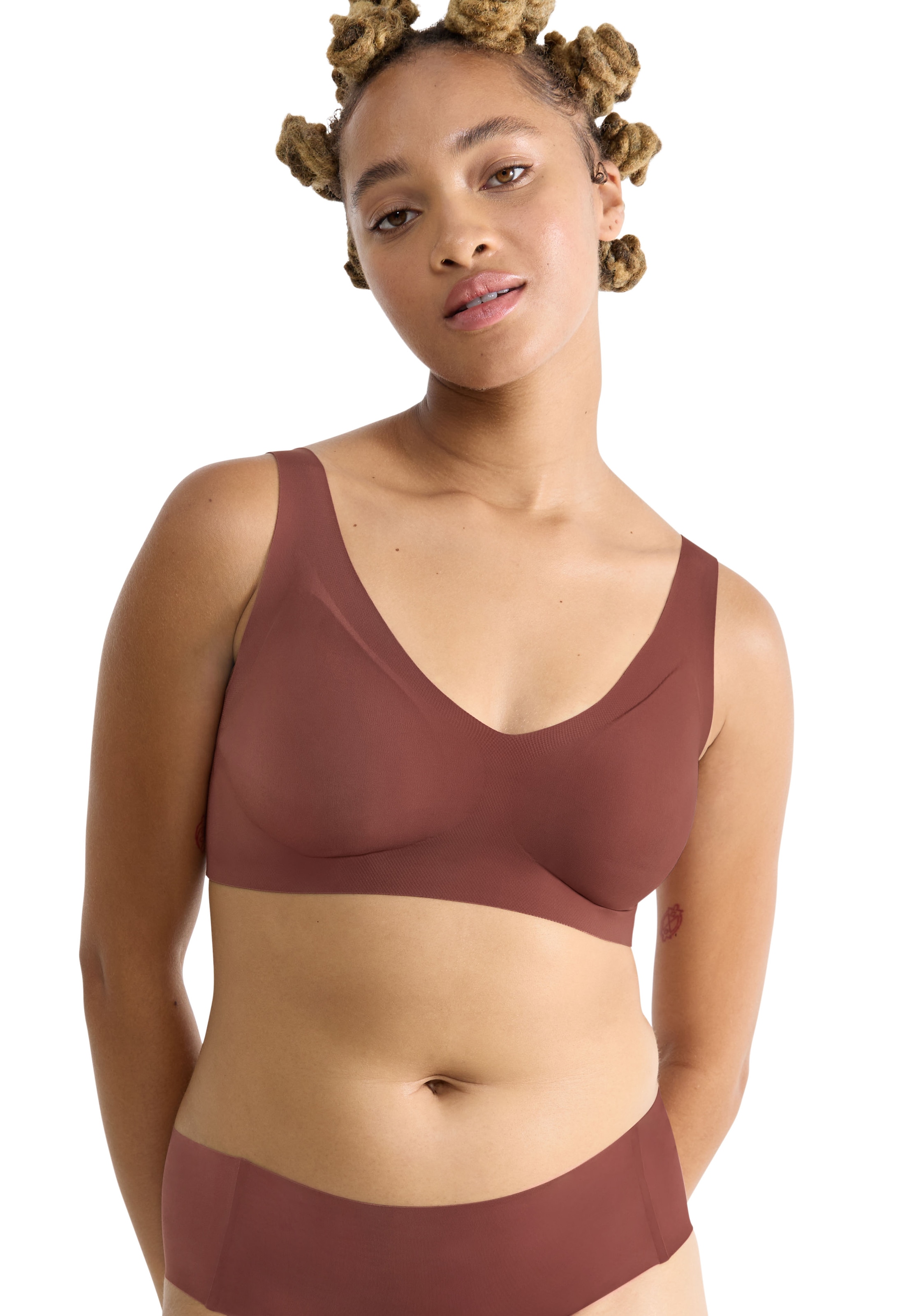 sloggi Bustier »NEU: ZERO Feel 2.0 Bralette«, nahtlos und unsichtbar
