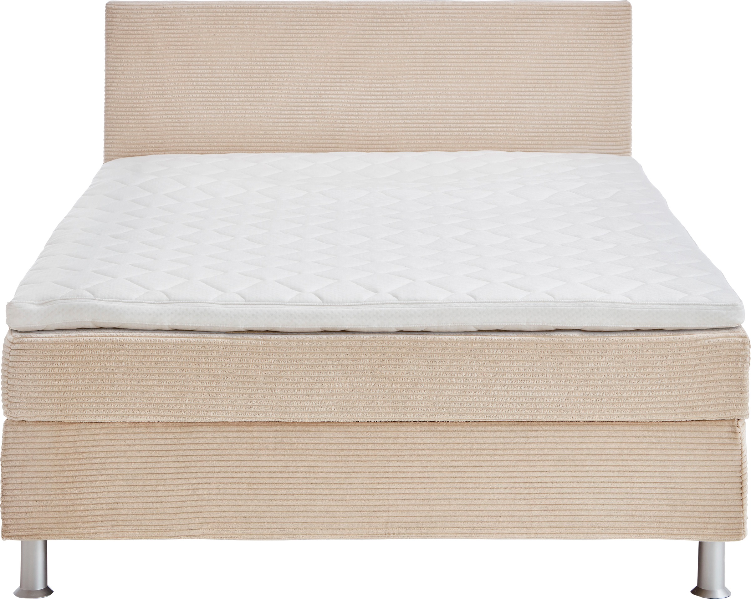ATLANTIC home collection Boxbett »Edison«, inkl. Bonnellfederkern-Matratze und Topper