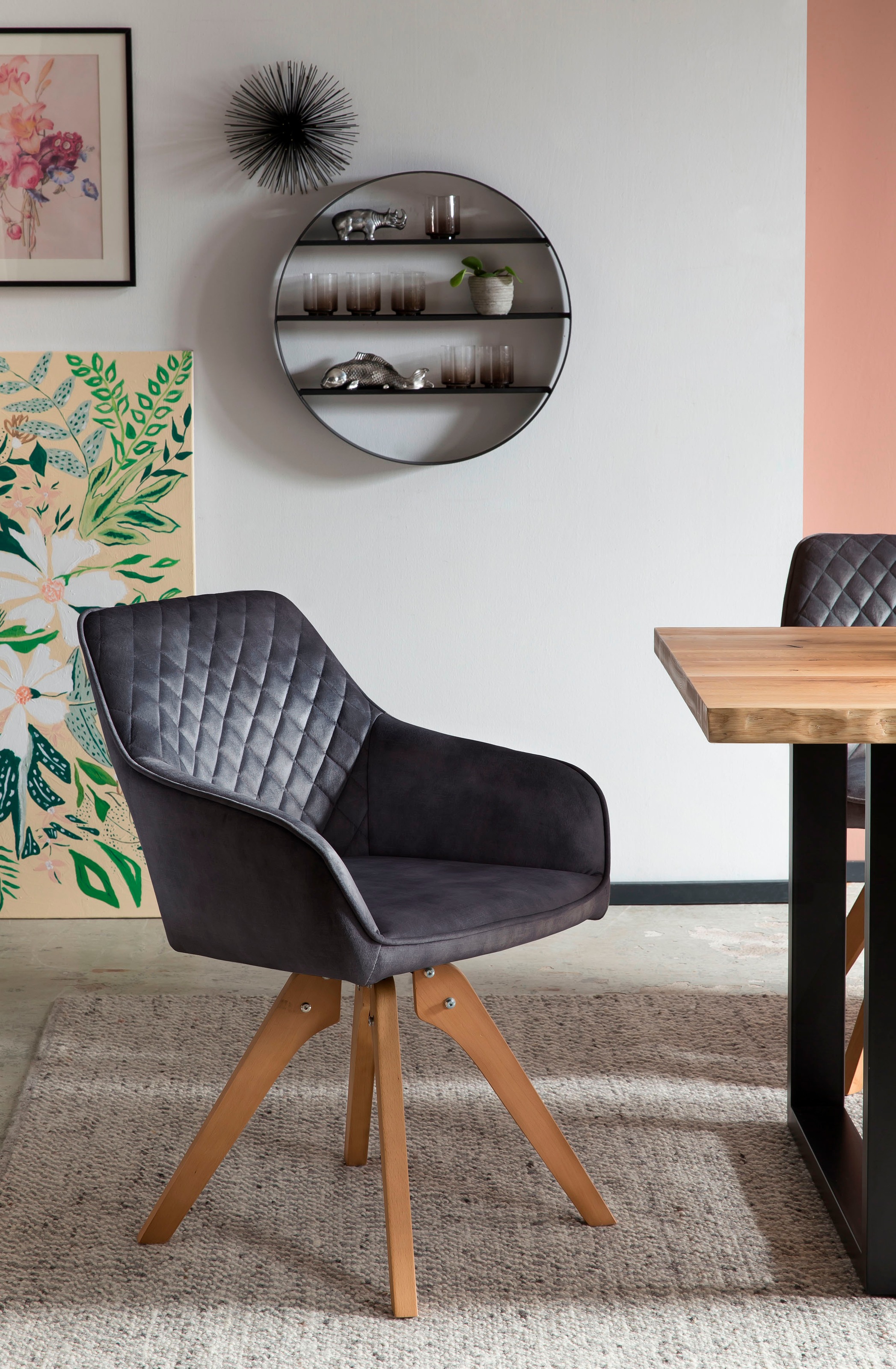 SalesFever Armlehnstuhl »Växjö - Esszimmerstuhl Komfort und Stil« () 1 Stk. günstig online kaufen