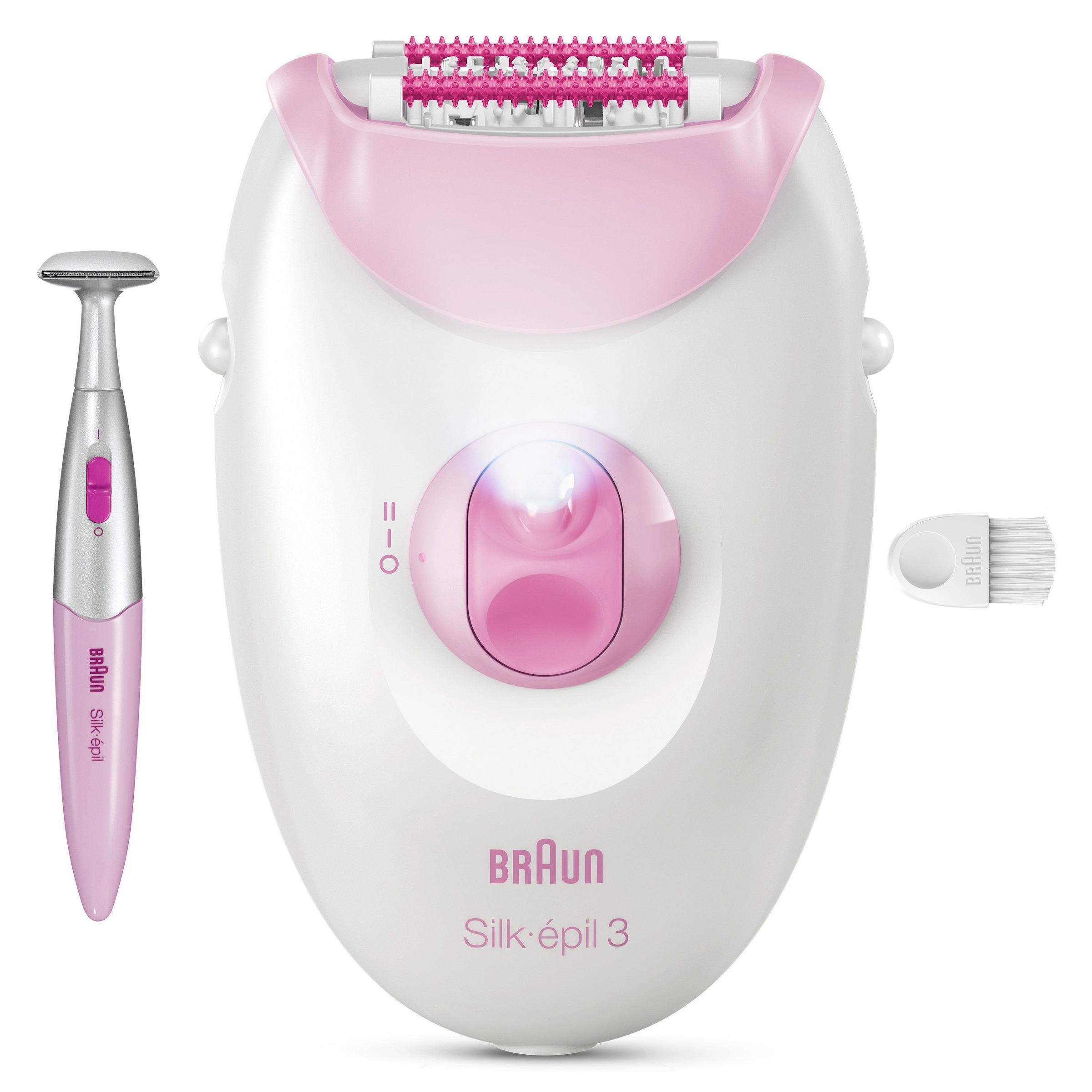 Braun Epilierer »Silk-épil 3 SE3-202« Langanhaltend glatte Haut, Inklusive Bikini-Trimmer, SmartLight