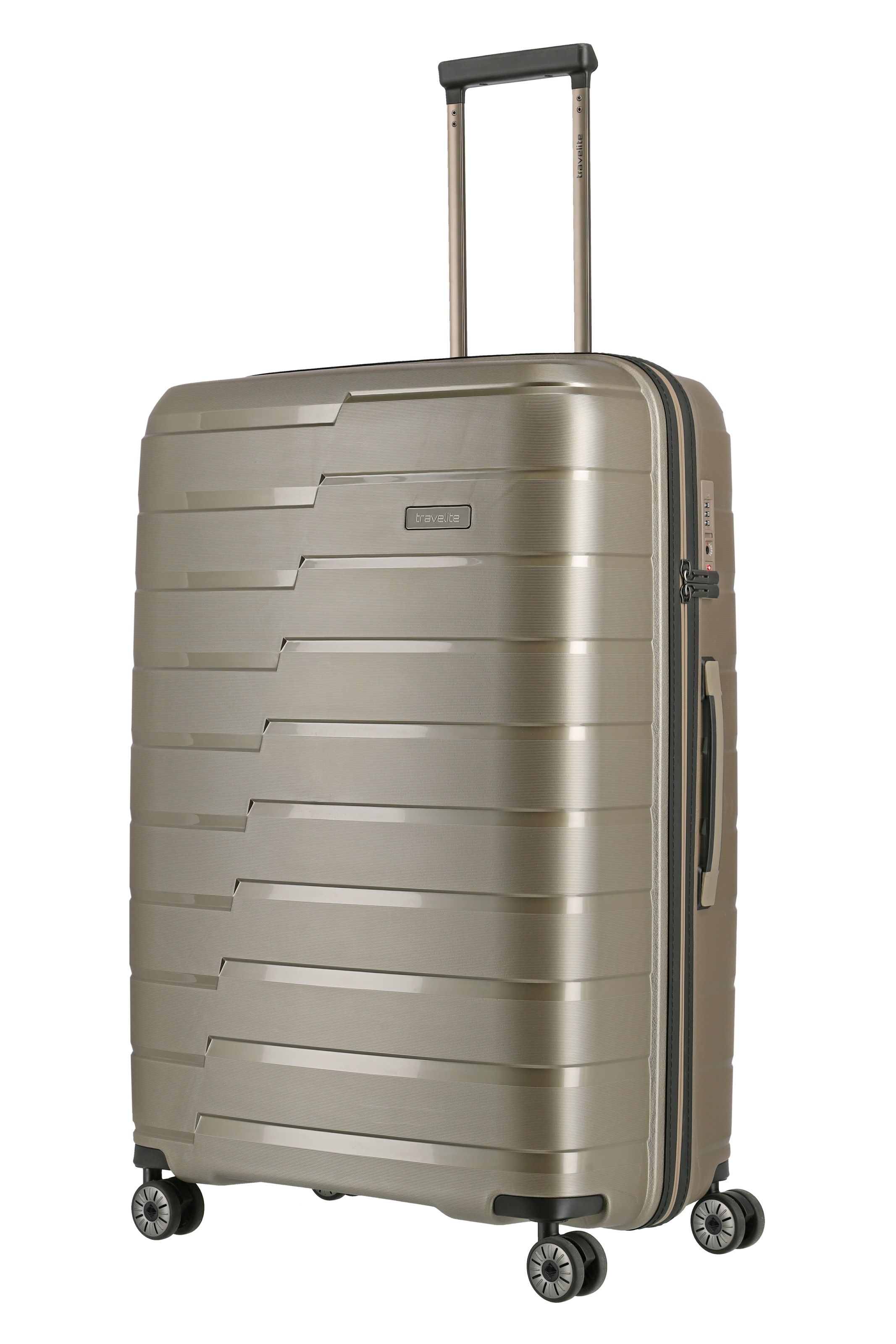 travelite Trolleyset »AIR BASE 3-teilig Reisekoffer Hartschale« mit TSA-Schloss und bruchfester Polypropylen-Schale
