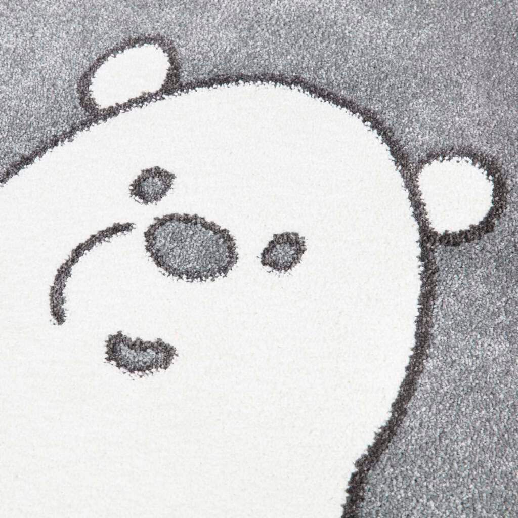 Carpet City Kinderteppich »ANIME923«, rechteckig, 11 mm Höhe, Kinderzimmer Teppich Modern mit Mond, Blumen, Wolken, Creme, Multi