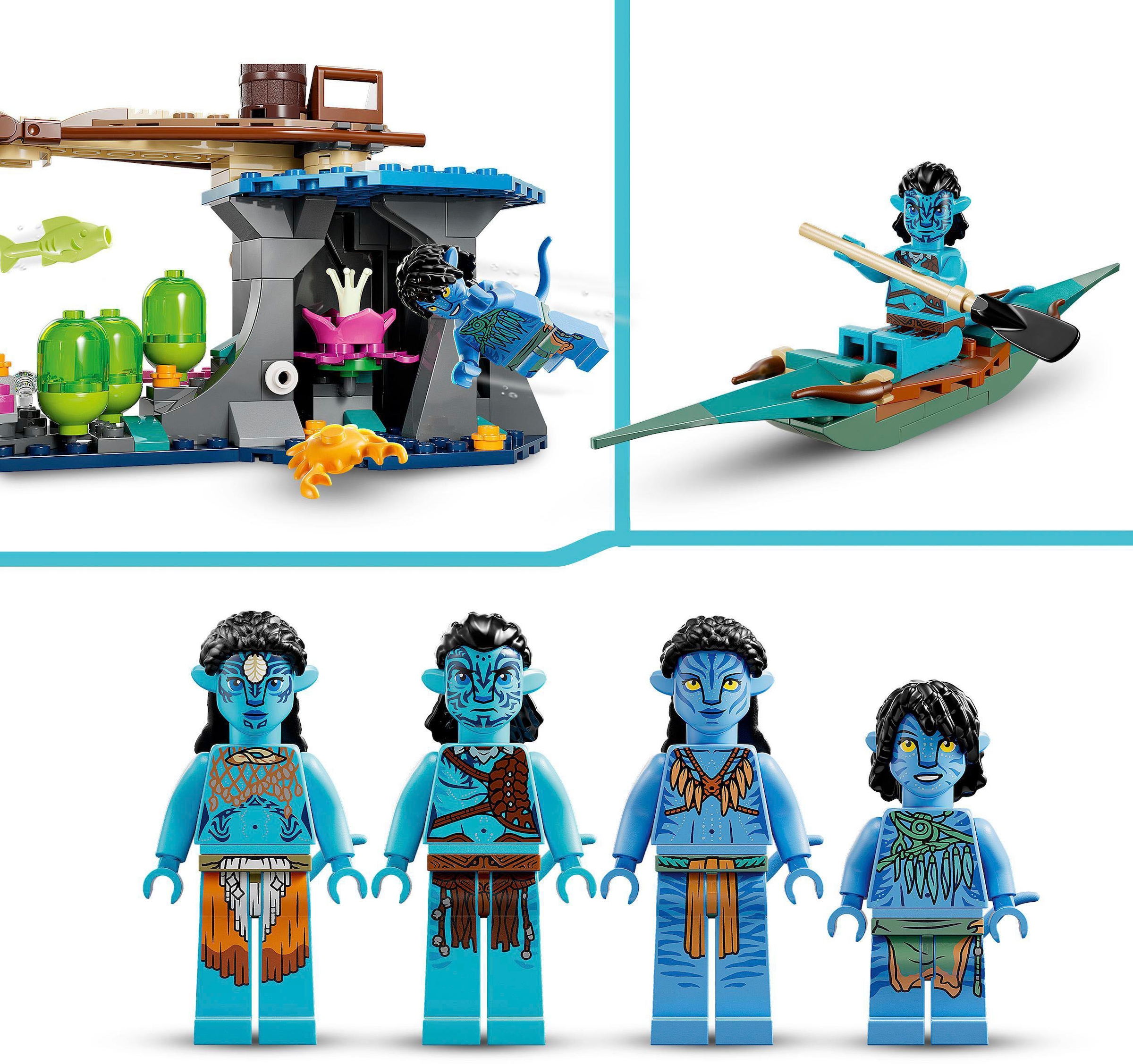 LEGO® Konstruktionsspielsteine »Das Riff der Metkayina (75578), LEGO® Avatar«, (528 St.), Made in Europe