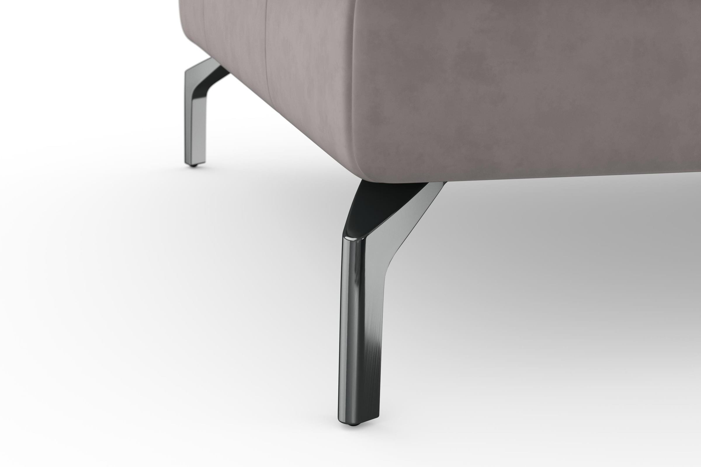 sit&more Wohnlandschaft »Bendigo U-Form«, inklusive Sitztiefenverstellung, Bodenfreiheit 15 cm, in 2 Fußfarben