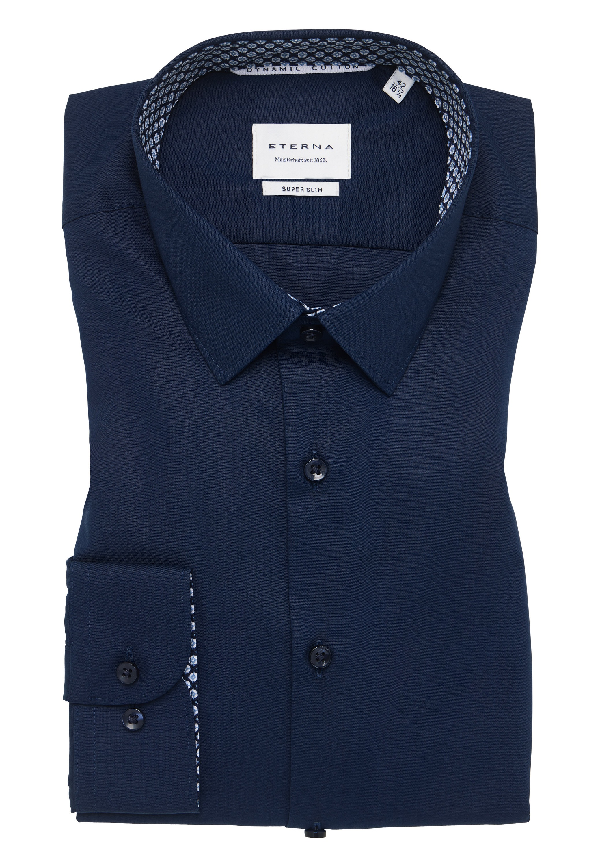 Eterna Langarmhemd »SUPER SLIM«, NON IRON (bügelfrei)