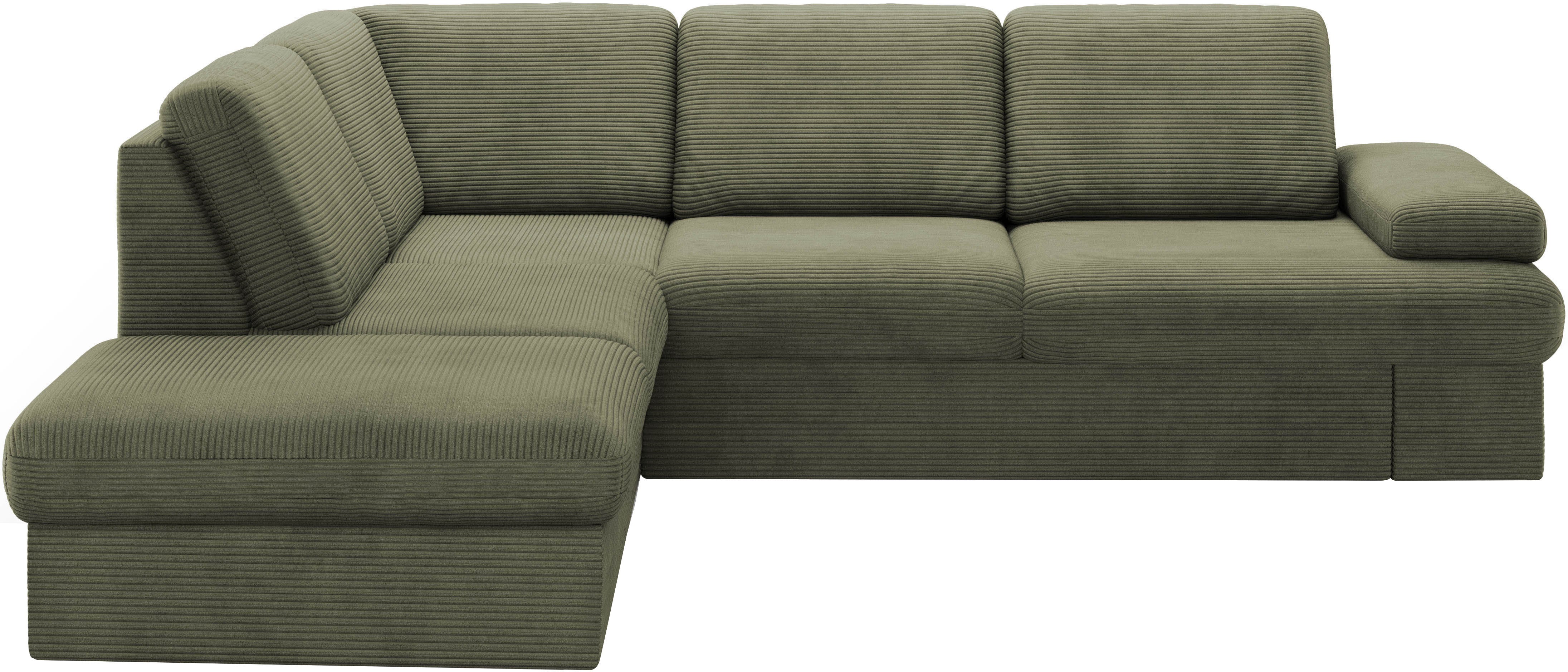 sit&more Ecksofa »Moreno L-Form, B: 238 cm« mit Armteilverstellung, optiona günstig online kaufen