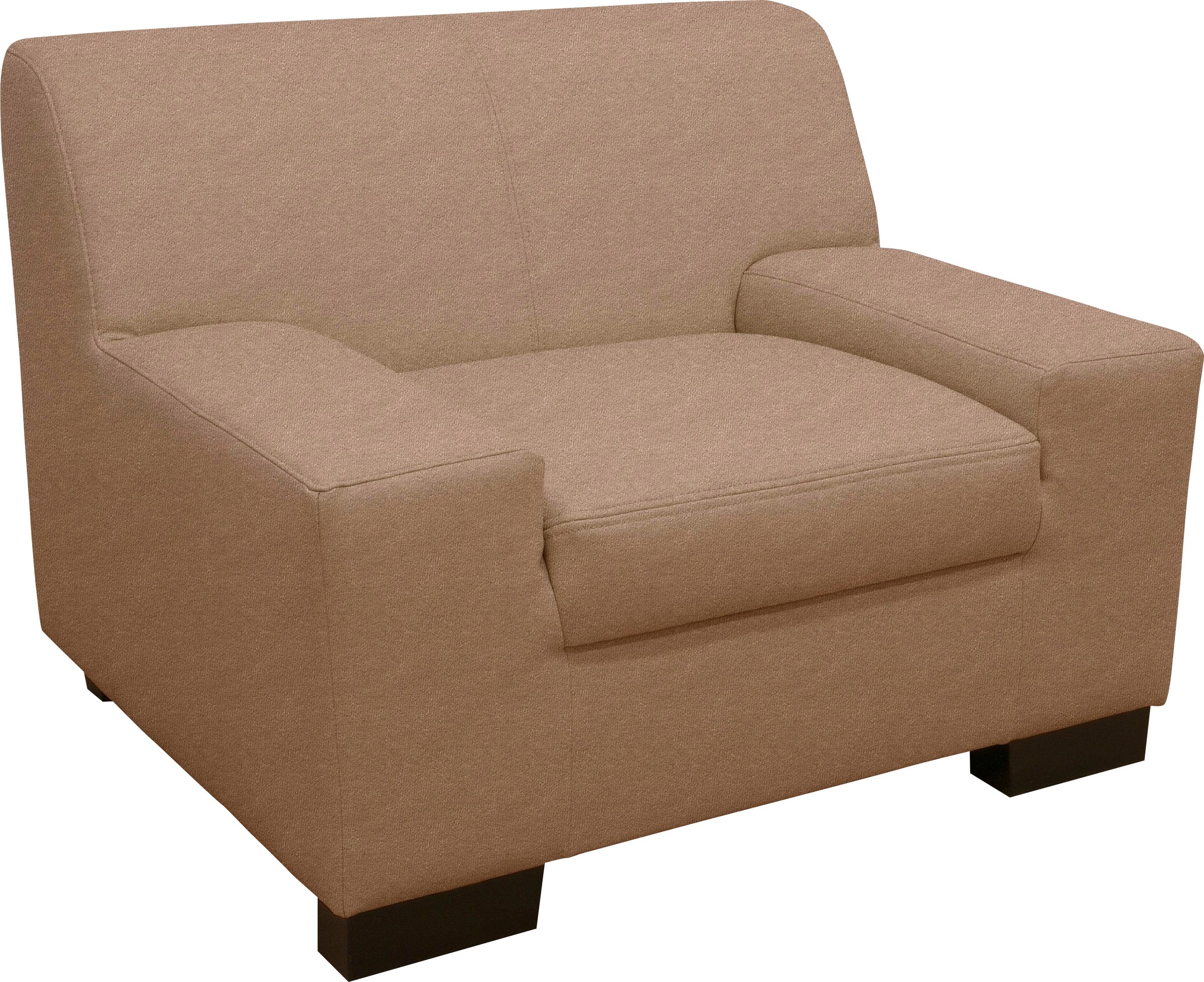 DOMO collection Sessel »Norma kubisch und zeitlos, komfortabel, flache Arml günstig online kaufen