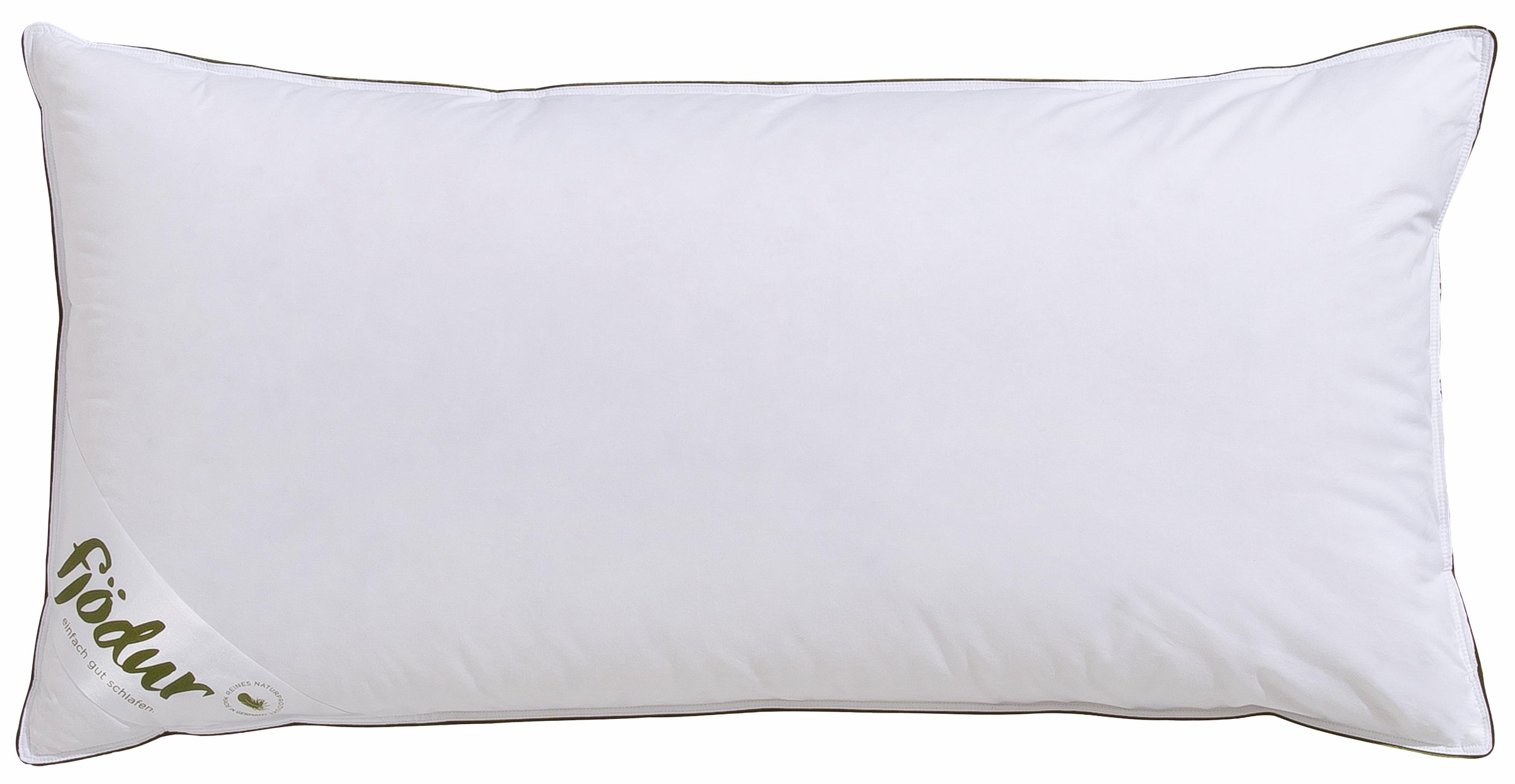 3-Kammer-Kopfkissen FJÖDUR "Felix, Kissen, Kopfkissen, allergiker geeignet (Hausstauballergiker)", weiß, B:40cm L:80cm