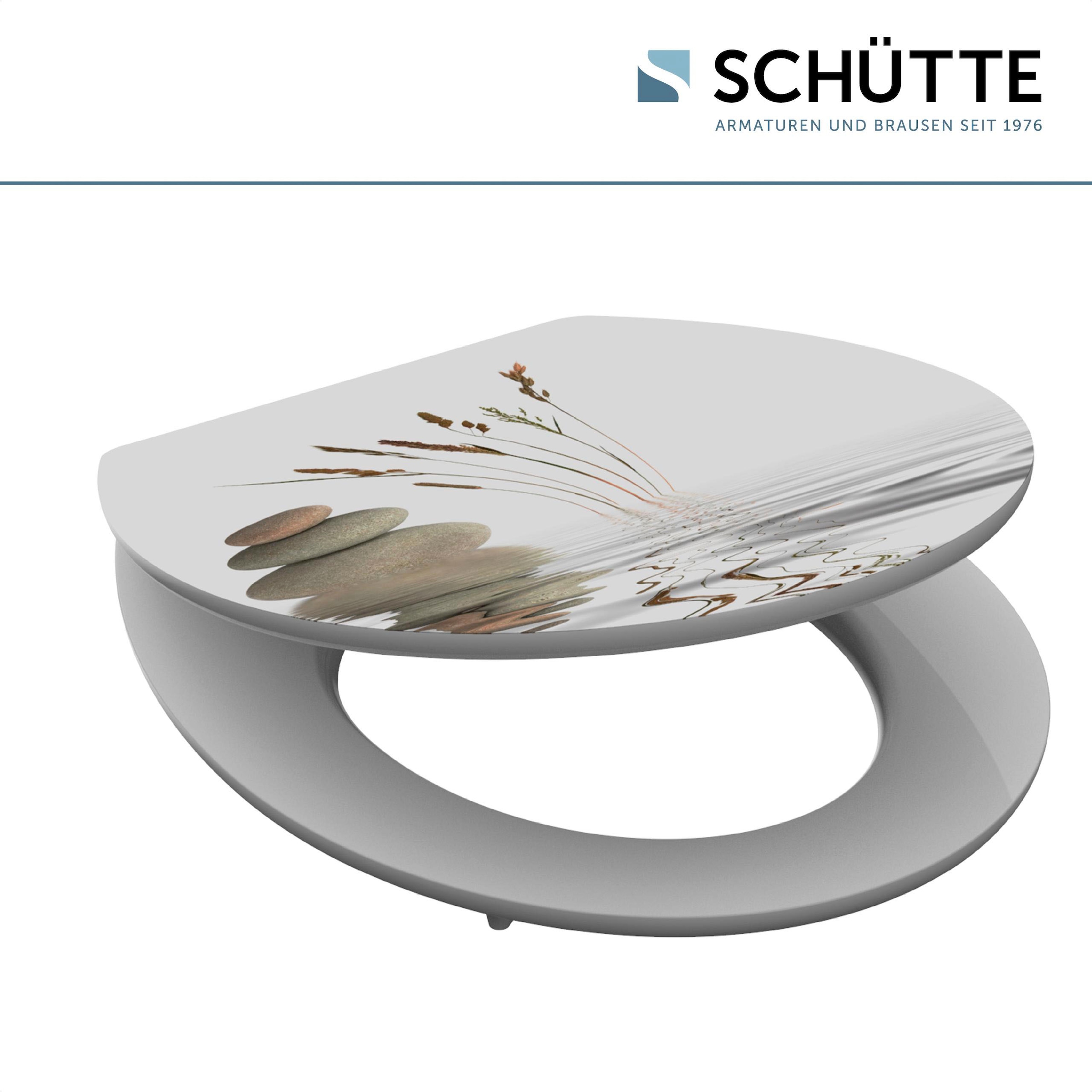 Schütte WC-Sitz »BALANCE«, High Gloss mit MDF Holzkern, mit Absenkautomatik