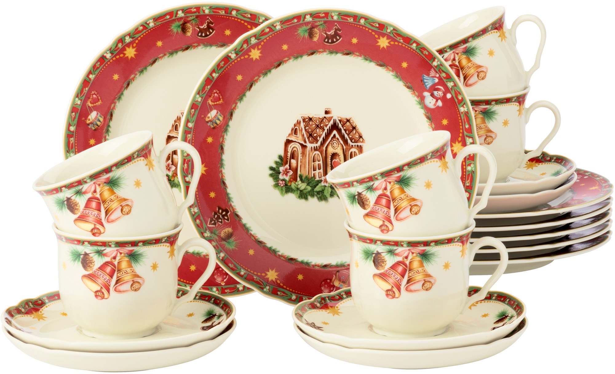 Seltmann Weiden Kaffeeservice »Geschirr-Set, Weihnachten, Advent, Service M günstig online kaufen