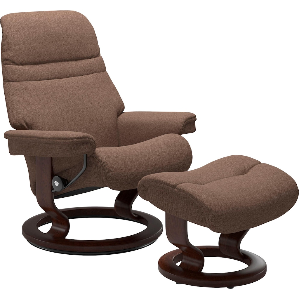 Stressless® Relaxsessel »Sunrise«, (Set, Relaxsessel mit Hocker)