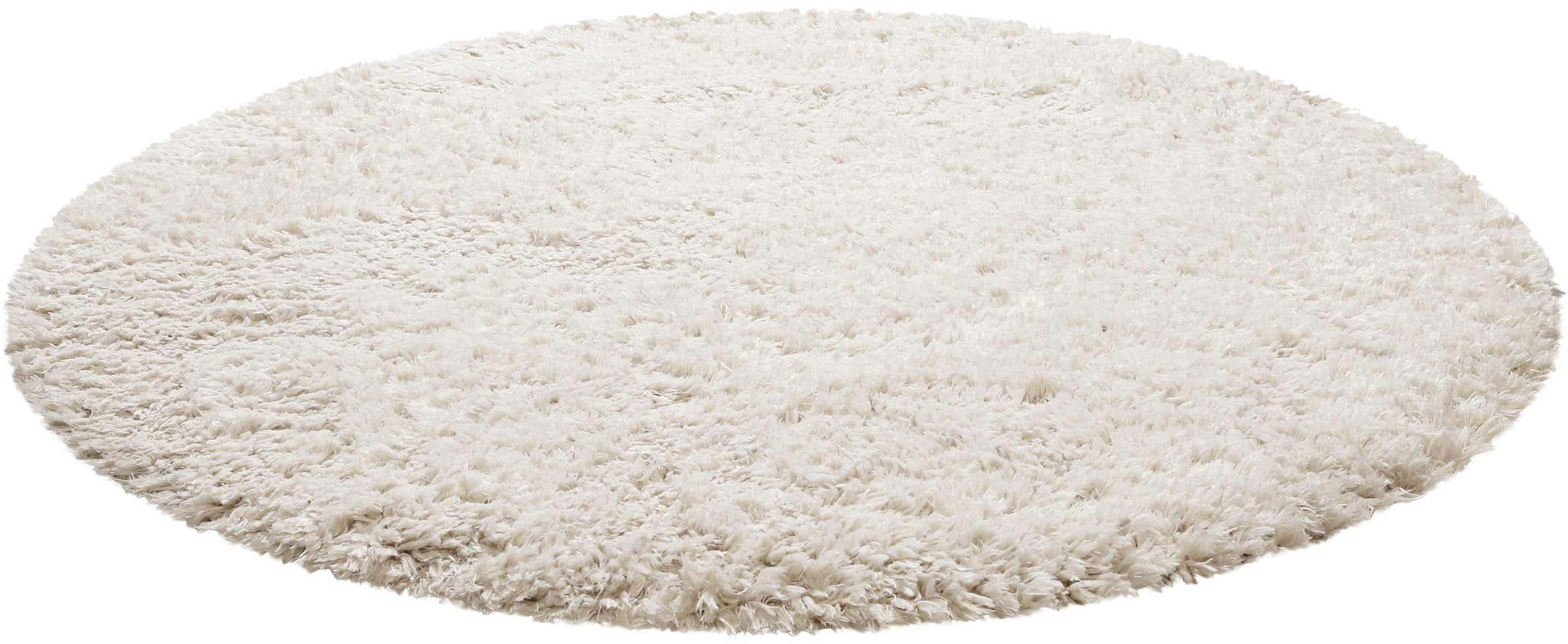 Homie Living Hochflor-Teppich »Matteo HL-0961«, rund, 50 mm Höhe, 100% recy günstig online kaufen