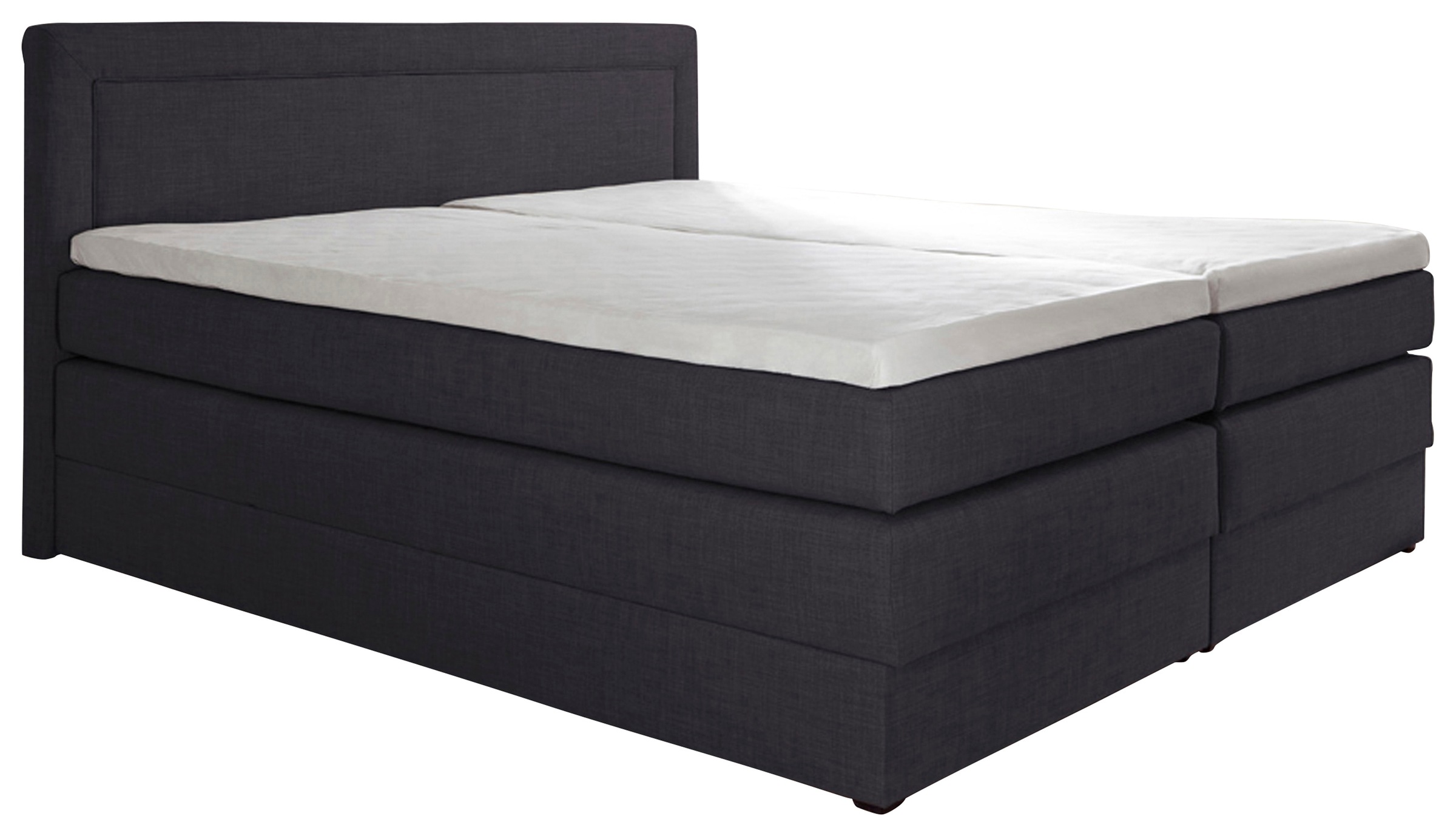 Westfalia Schlafkomfort Boxspringbett, mit Zierkissen und verchromten Kufen günstig online kaufen