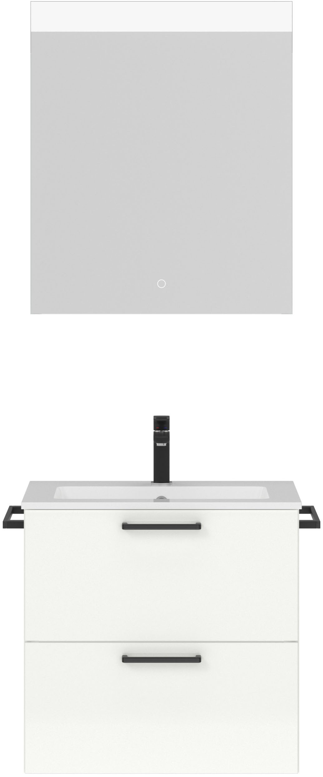 nobilia® Badmöbel-Set »Tolvina« vormontiert, mit Soft-Close, 2 Stk. tlg. günstig online kaufen