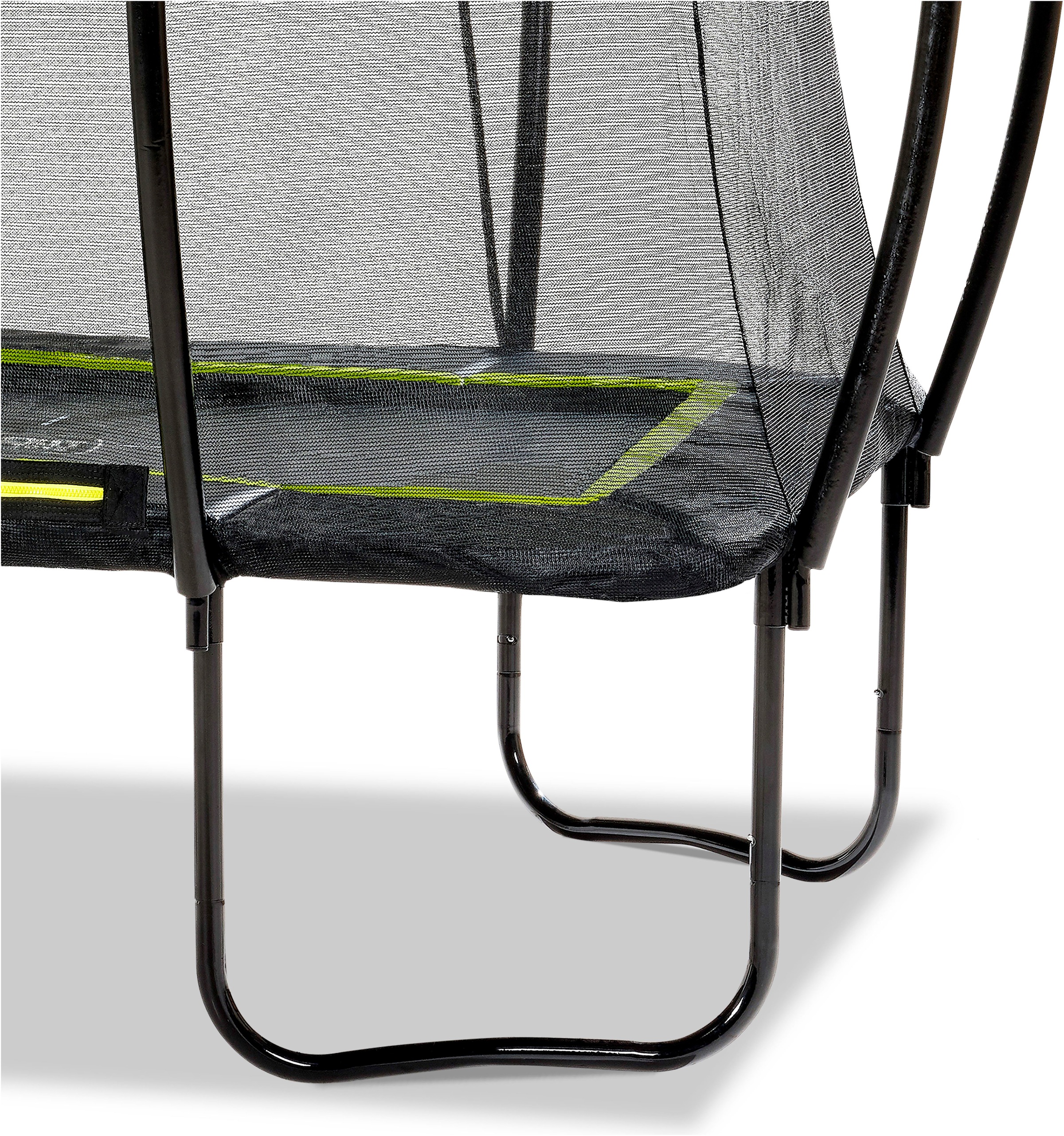 EXIT Gartentrampolin »Silhouette, schwarz«, mit Sicherheitsnetz
