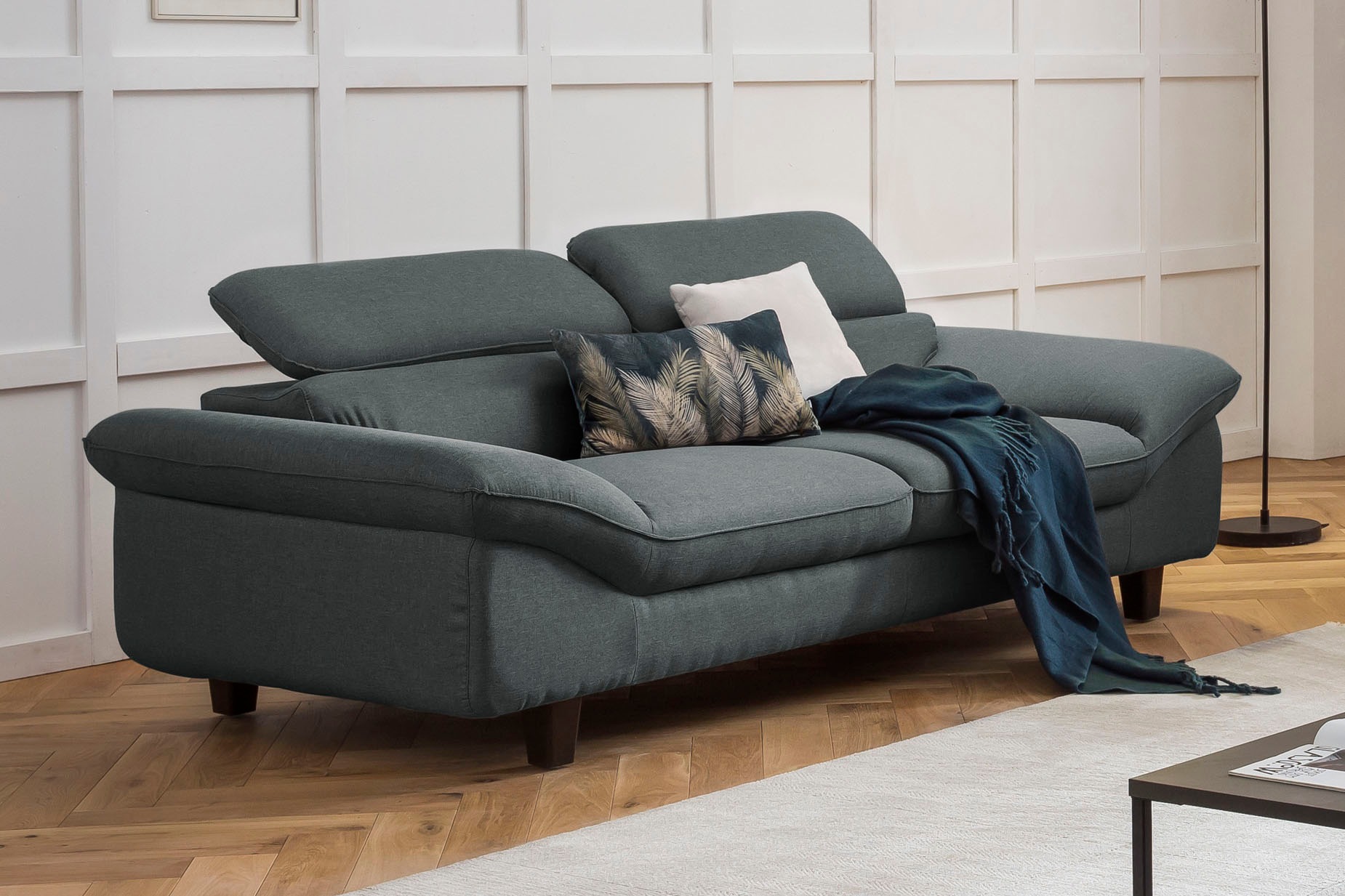 Home affaire 2-Sitzer »Pilot«, Big-Sofa mit Kopfteilverstellung günstig online kaufen