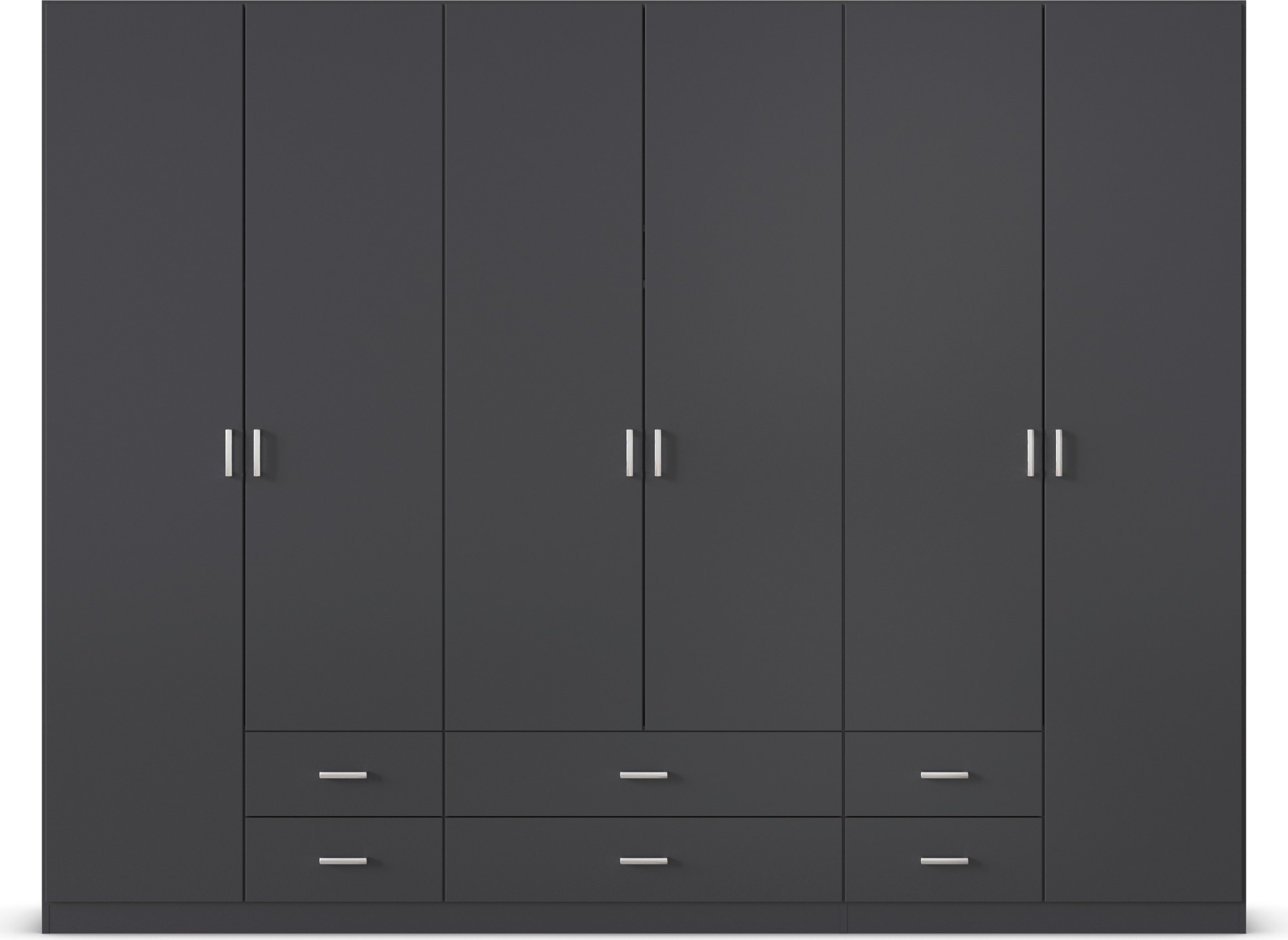 rauch Drehtürenschrank »Kleiderschrank Schrank Garderobe Wäscheschrank GAMMA in 3 Breiten«, mit 6 Schubladen, in schlichtem Design TOPSELLER MADE IN GERMANY