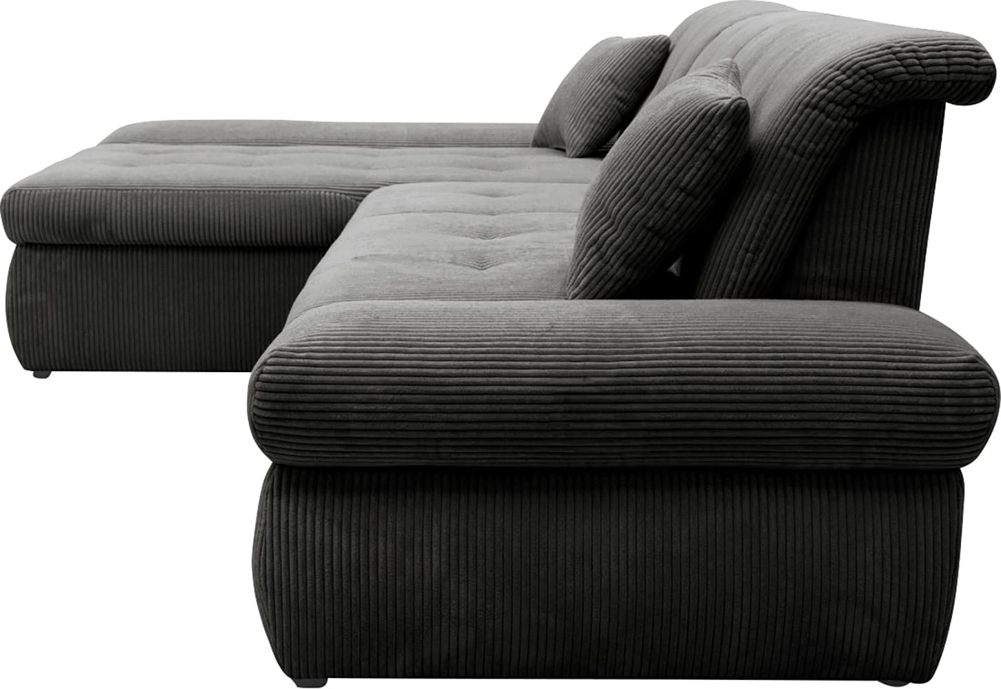 DOMO collection Ecksofa »Moric, L-Form, XXL-Sofa - Breite 300cm, viel Platz, auch in Cord« wahlweise mit Bettfunktion und Armteilverstellung, Cord