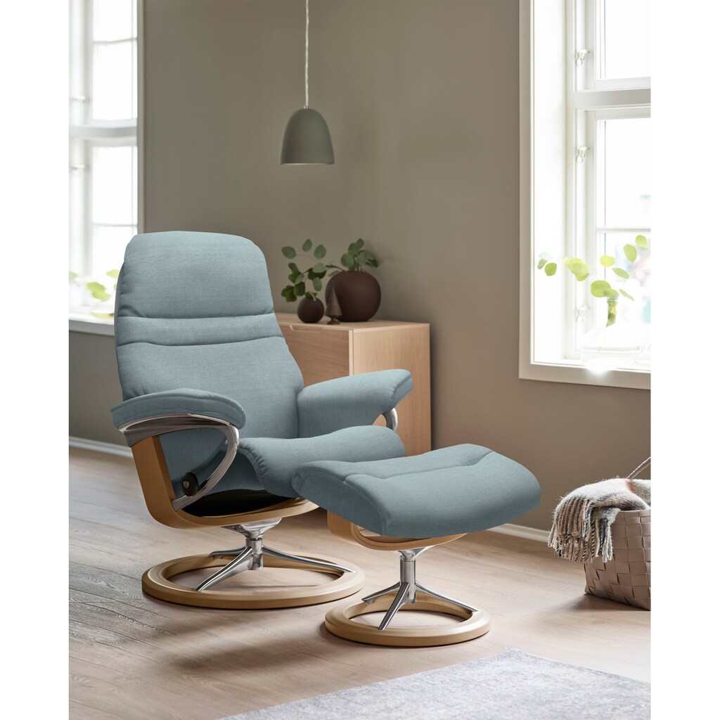 Stressless® Relaxsessel »Sunrise«, (Set, Relaxsessel mit Hocker)