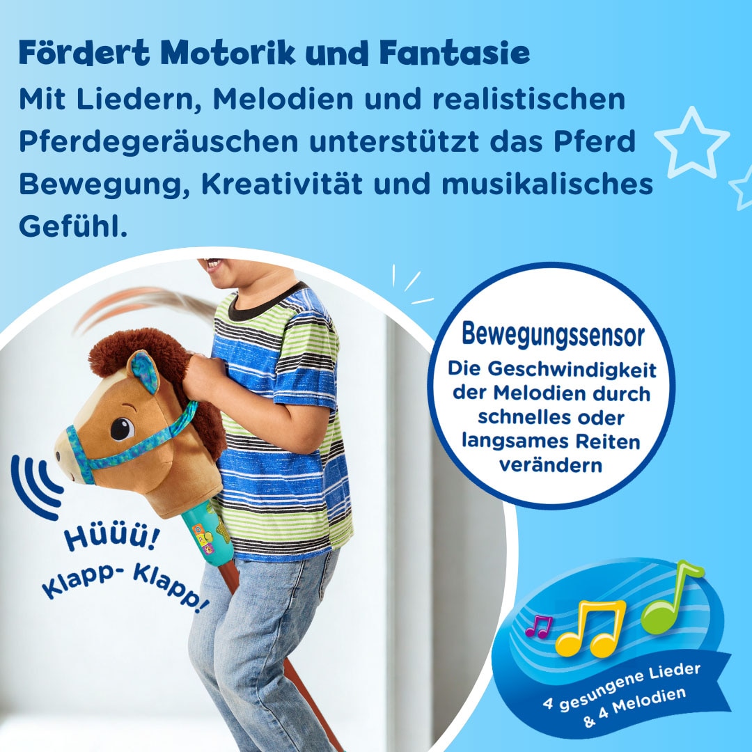 Vtech® Steckenpferd »Vtech Baby, Galoppier-mit-mir-Pferdchen« mit Soundeffekten