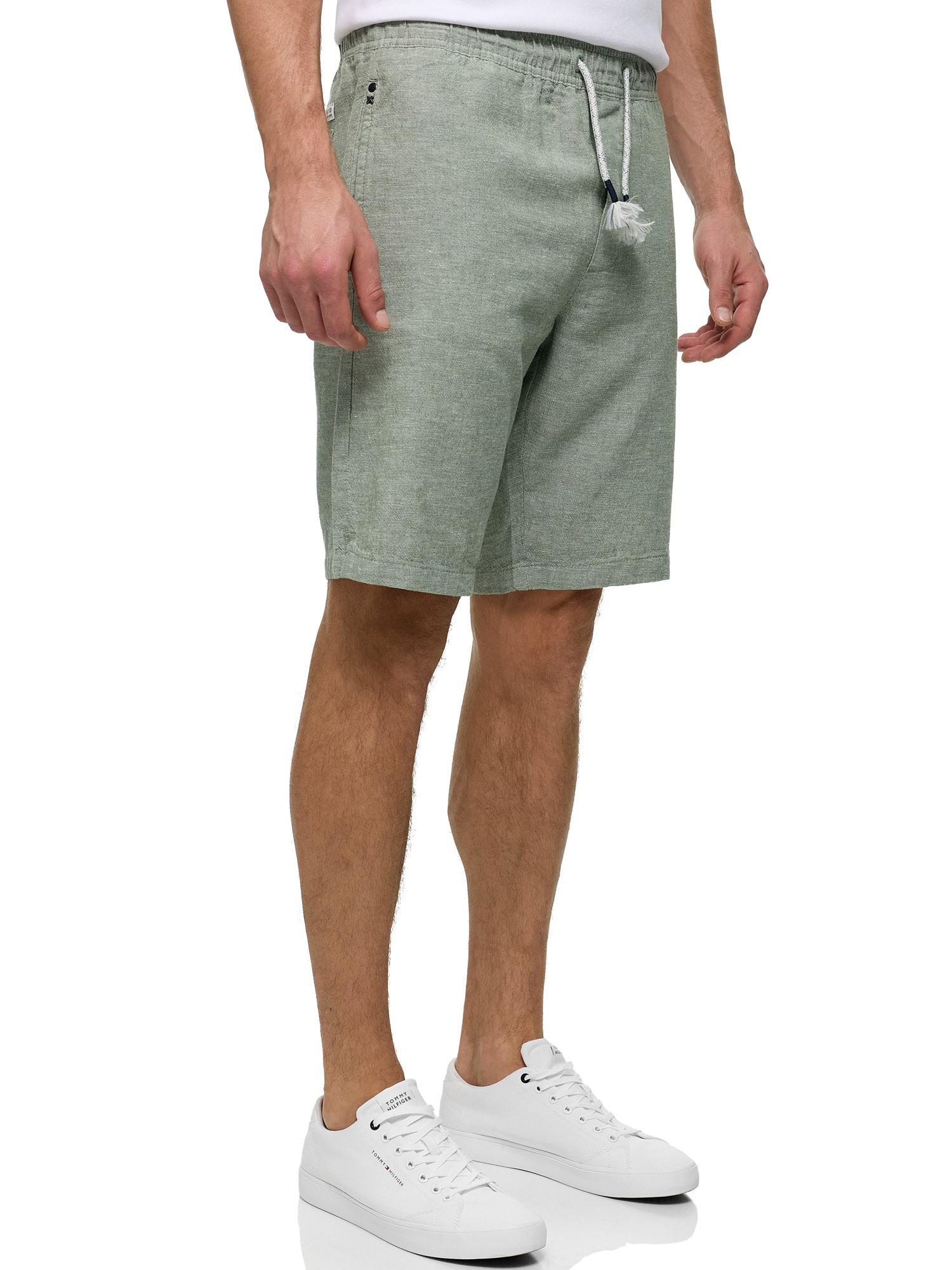 Indicode Leinenhose »INLeoni Shorts«