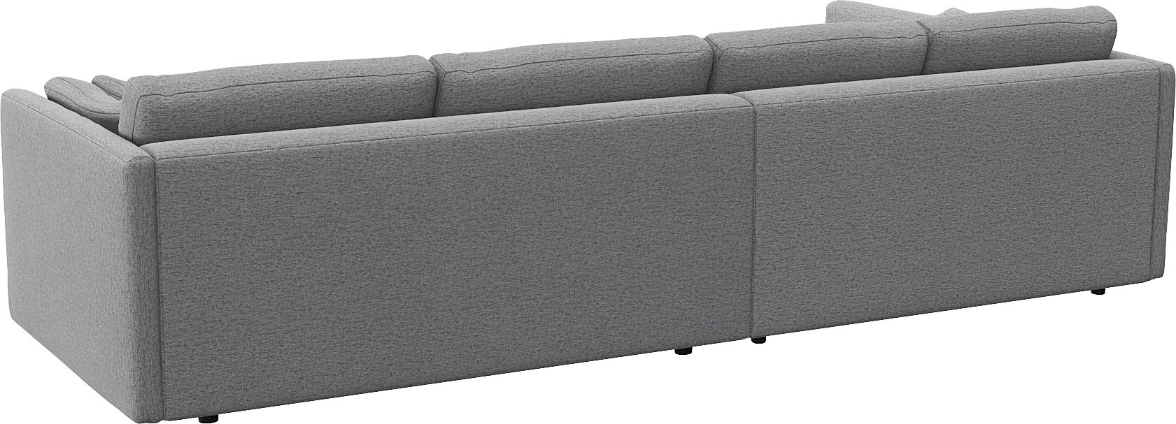 FLEXLUX Ecksofa »Lovane«, Weich & anschmiegsam, große Sitztiefe auf Kaltschaum, Dekokissen inkl.
