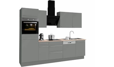 OPTIFIT Küchenzeile »Bern«, mit E-Geräten, Breite 270 cm, mit höhenverstellbaren... kaufen