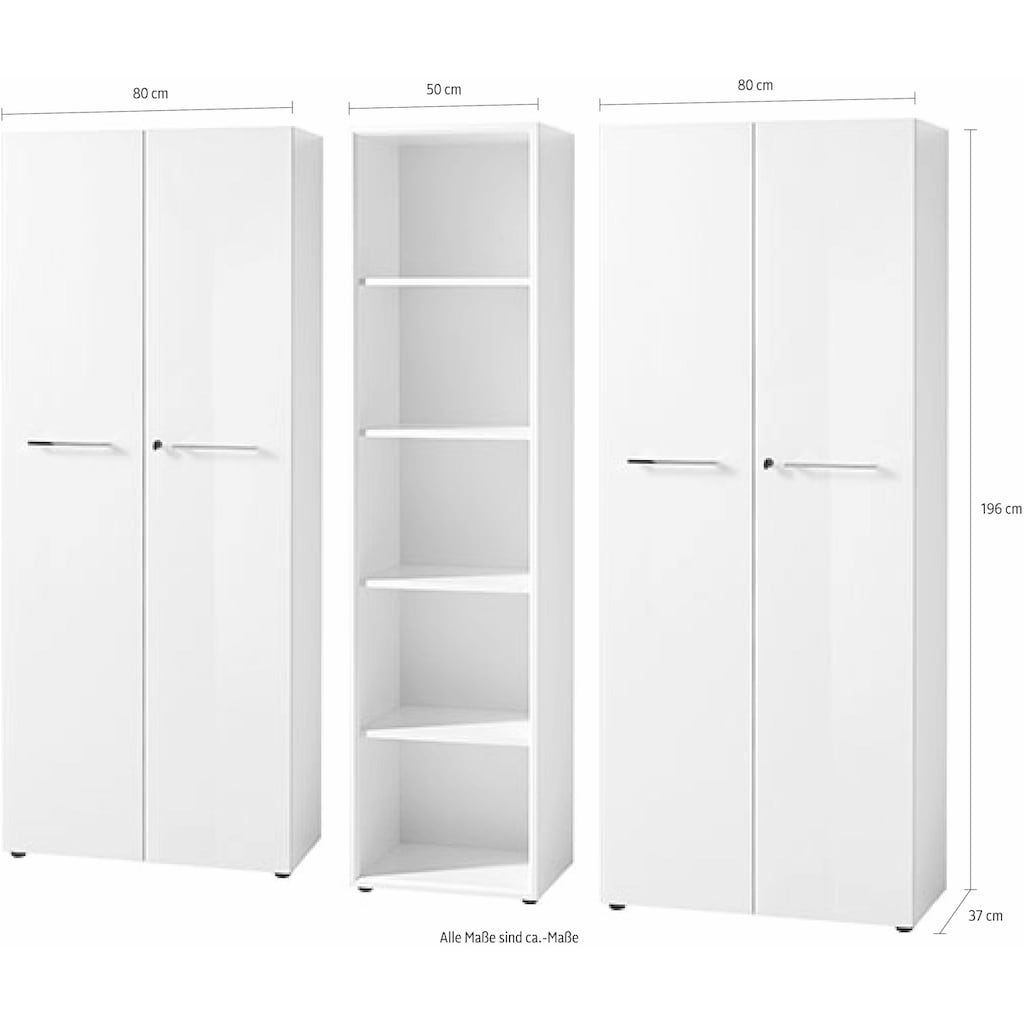 GERMANIA Büro-Set »GW-Monteria«, (Set, 3 tlg.)