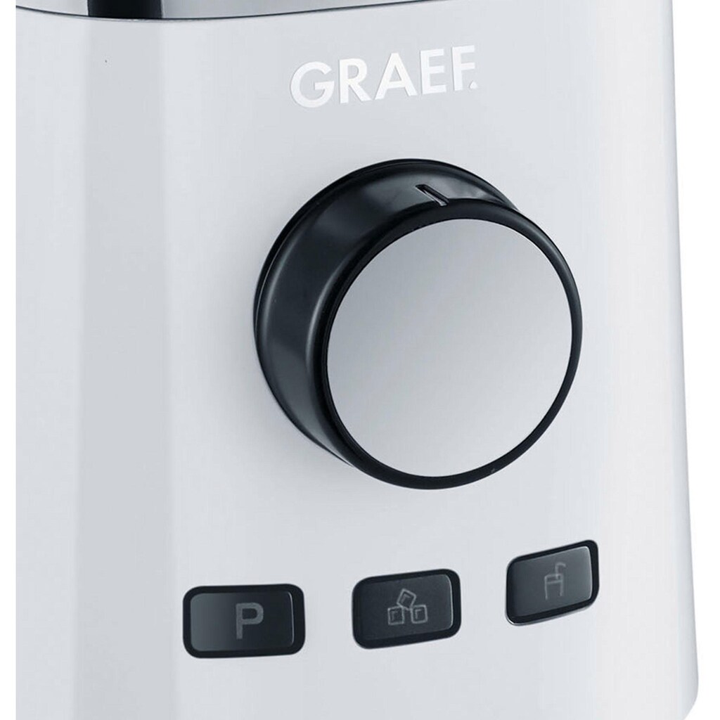 Graef Standmixer »TB 501«, 1000 W, mit 2-teiligem Zubehör Set, weiß